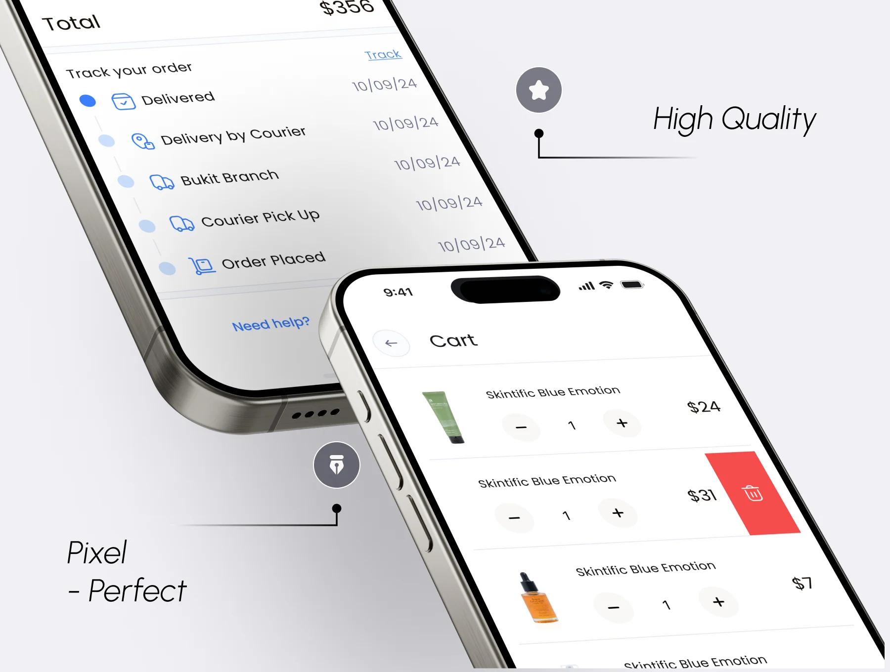 SkinGenie: Skincare Tracker and Ecommerce UI Kit 2