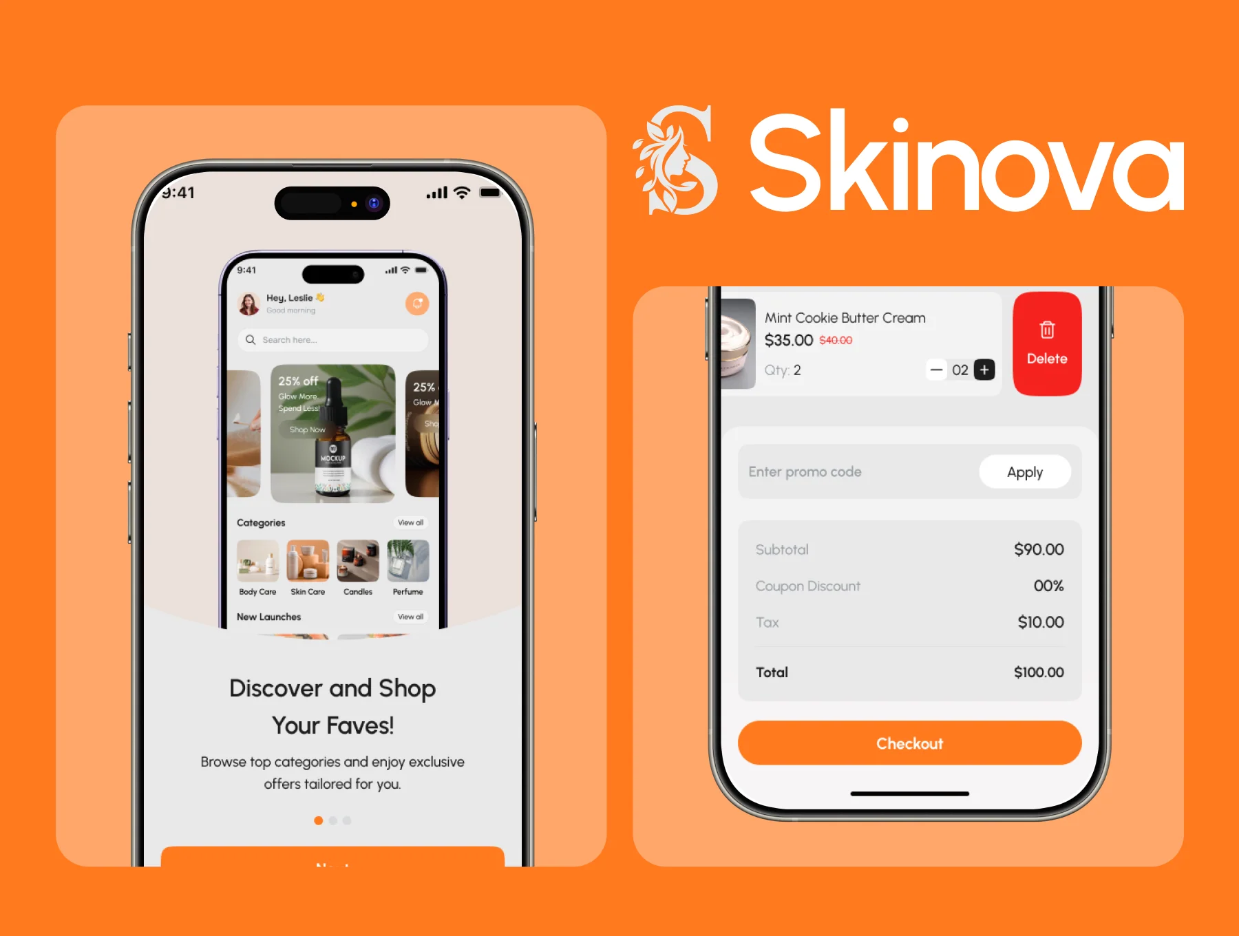 Skinova - AI Ecommerce Beauty Skincare Mobile UI Kit 6