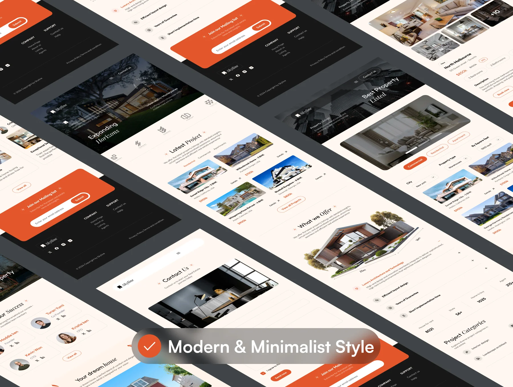 Skyline - Real Estate Website UI Kit 2