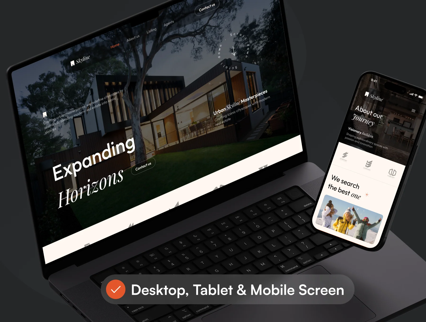 Skyline - Real Estate Website UI Kit 5