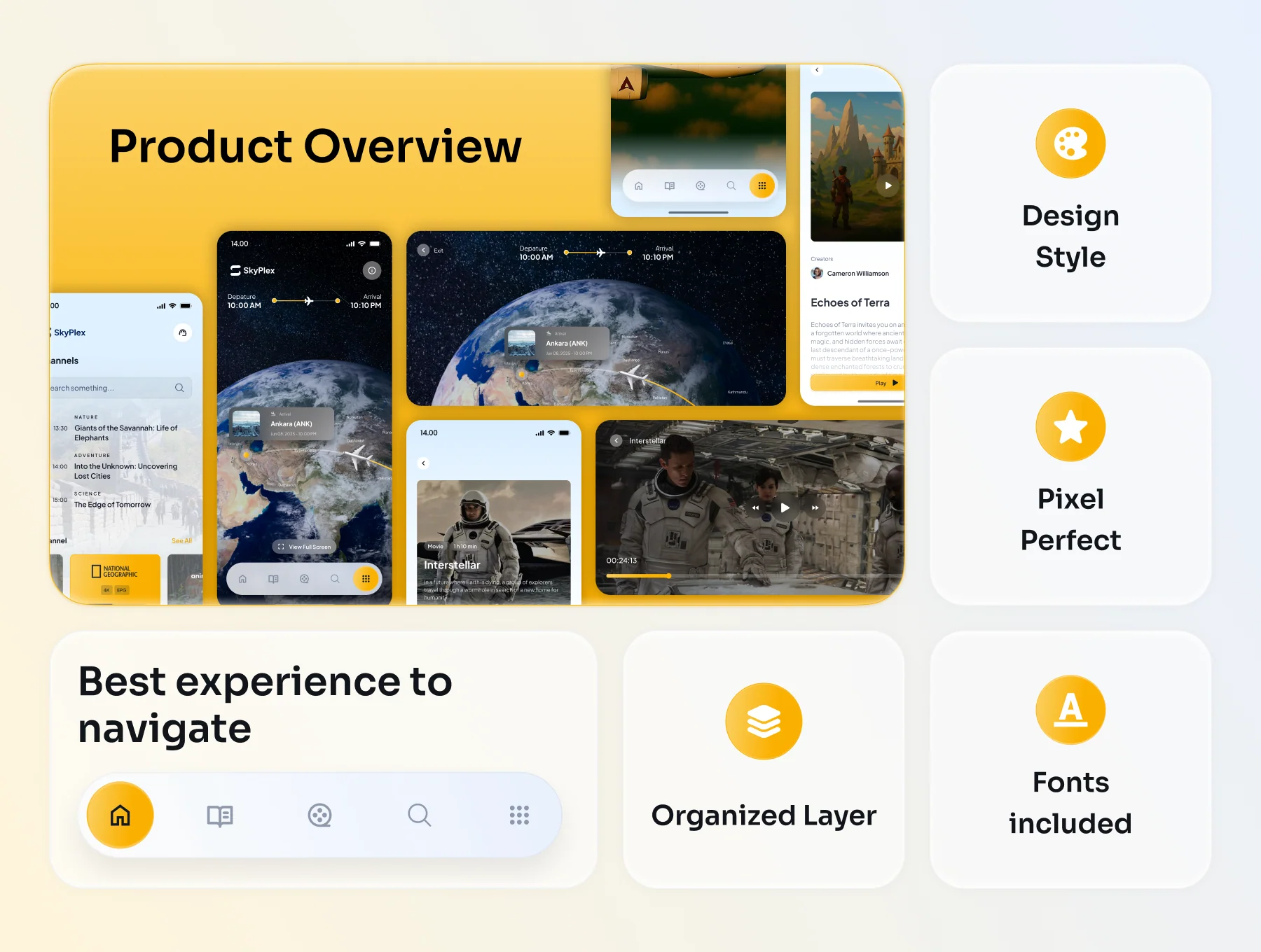 SkyPlex - Inflight Entertainment Management SAAS App UI Kit 3