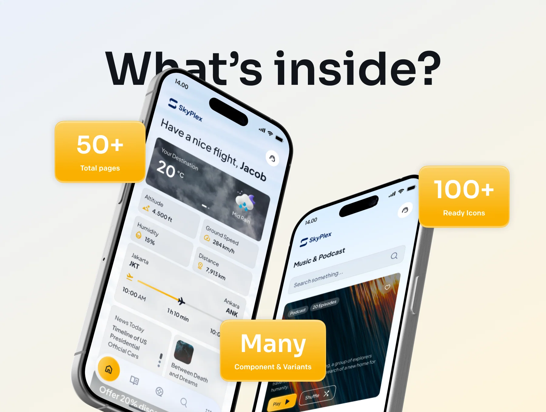SkyPlex - Inflight Entertainment Management SAAS App UI Kit 4