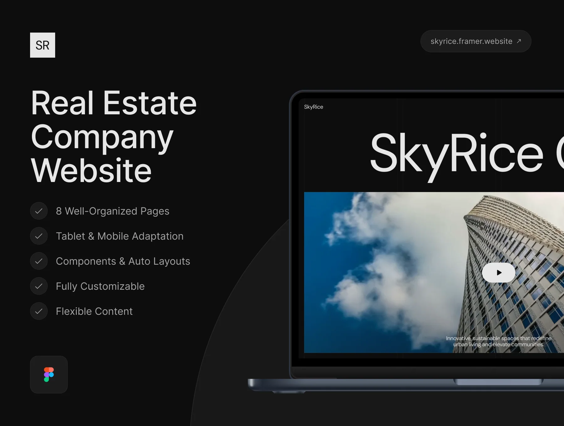 SkyRice – Real Estate Company Website