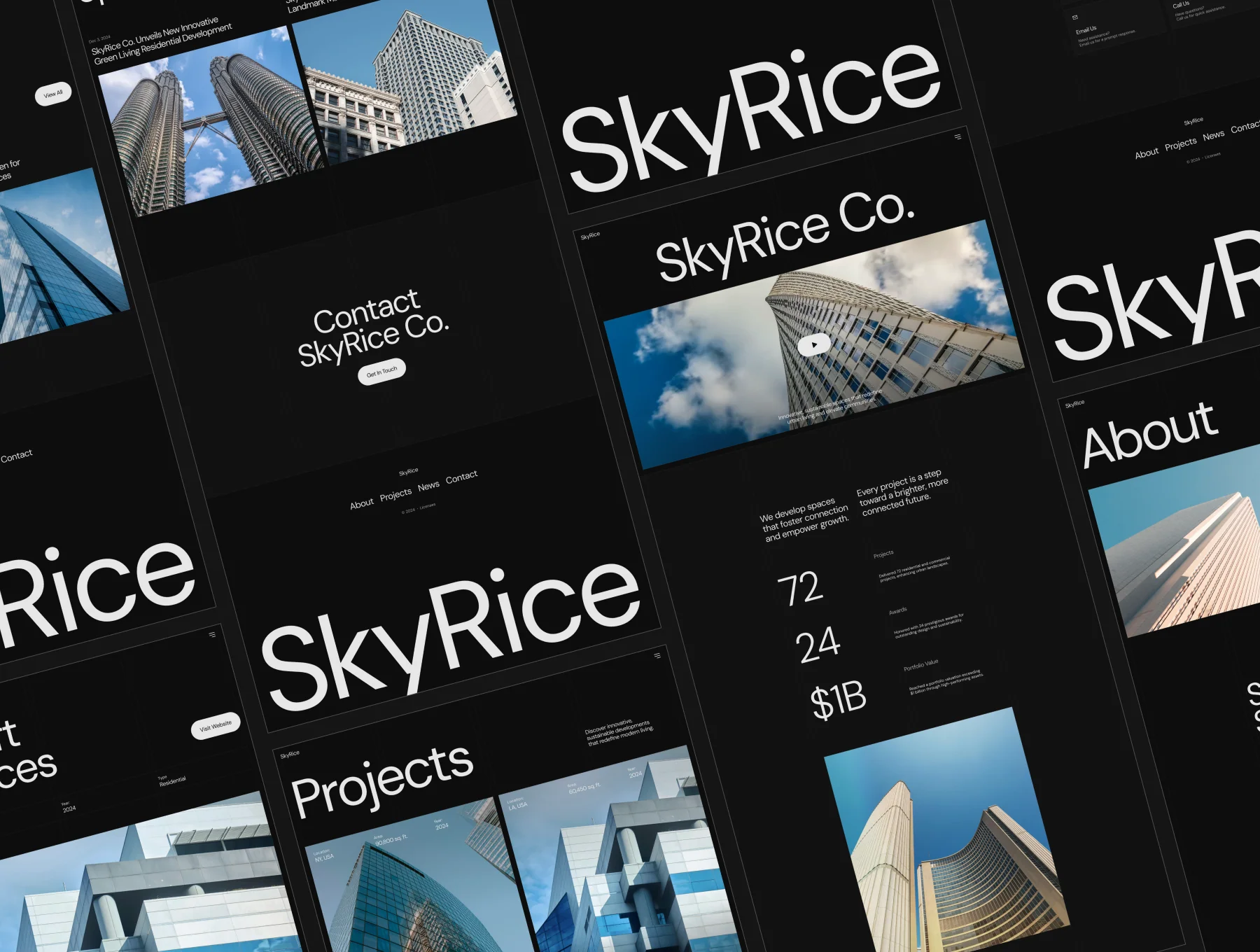 SkyRice – Real Estate Company Website 5