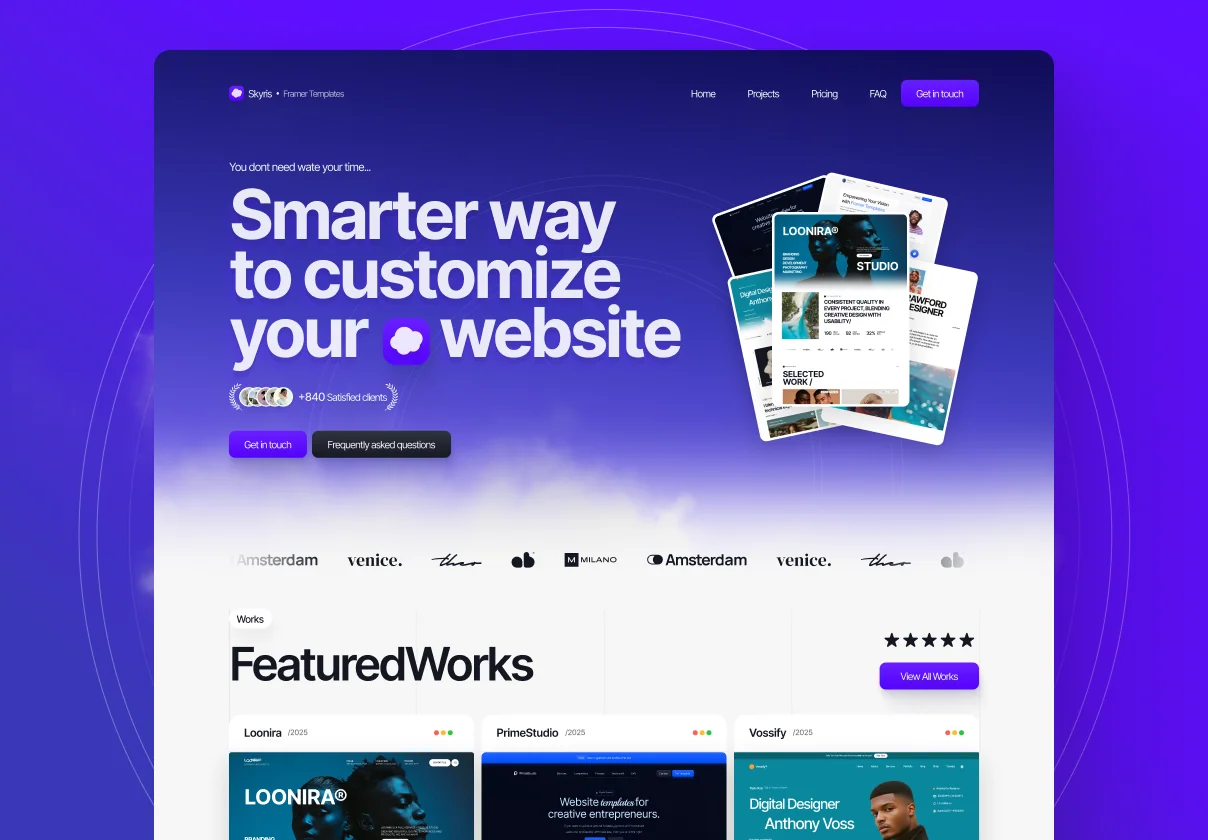 Skyris — Premium Design Agency Template