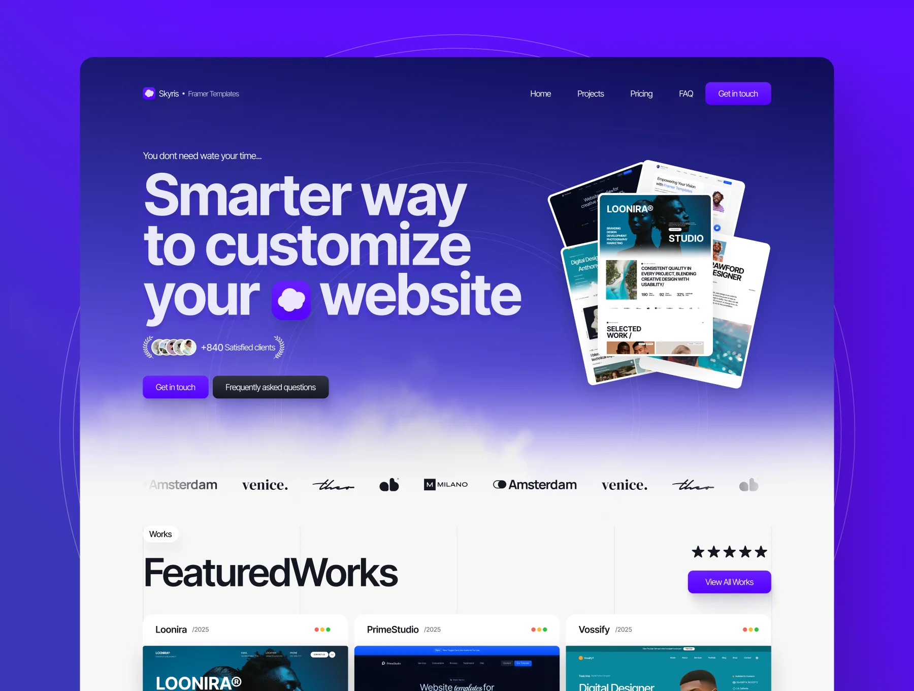 Skyris — Premium Design Agency Template