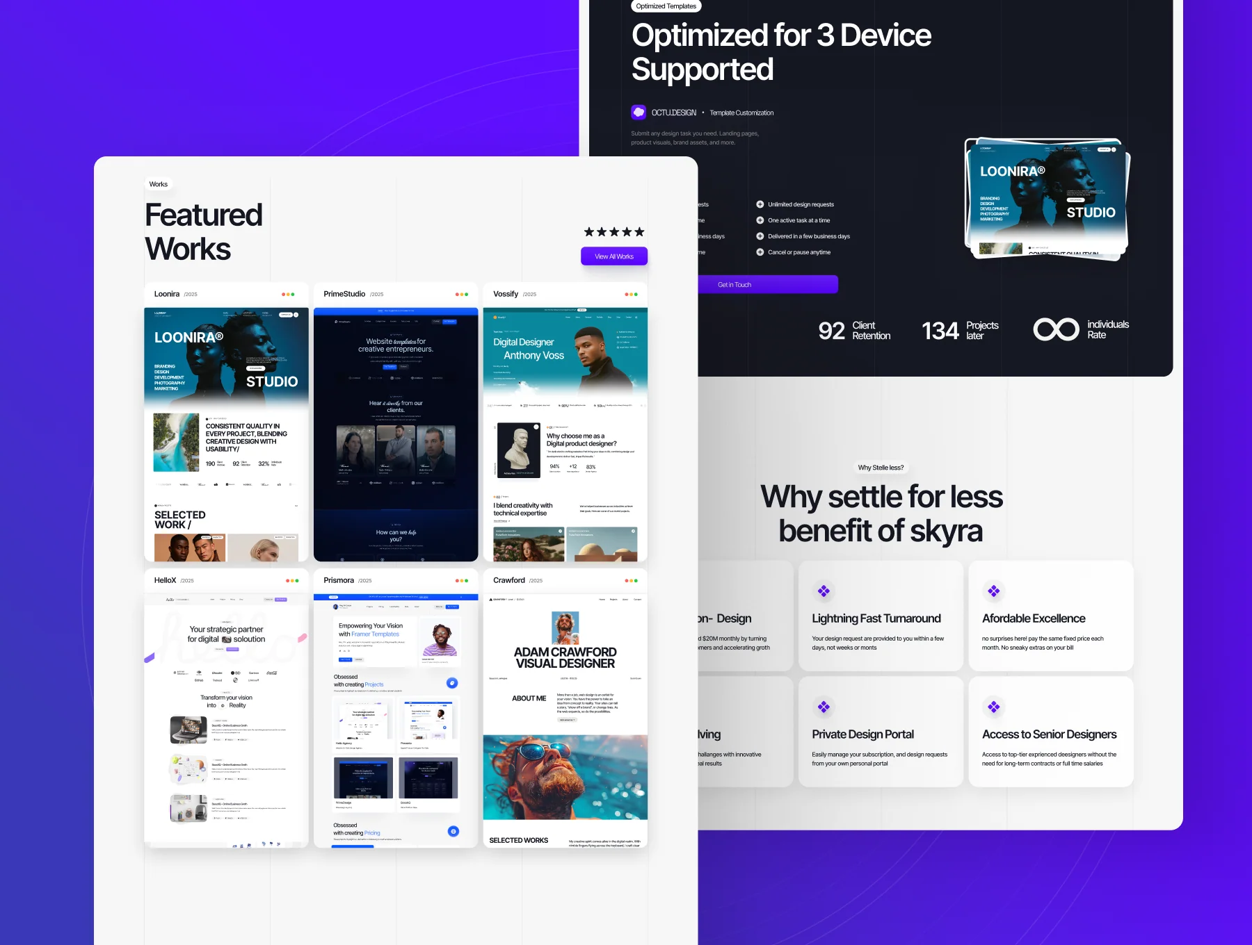 Skyris — Premium Design Agency Template 2