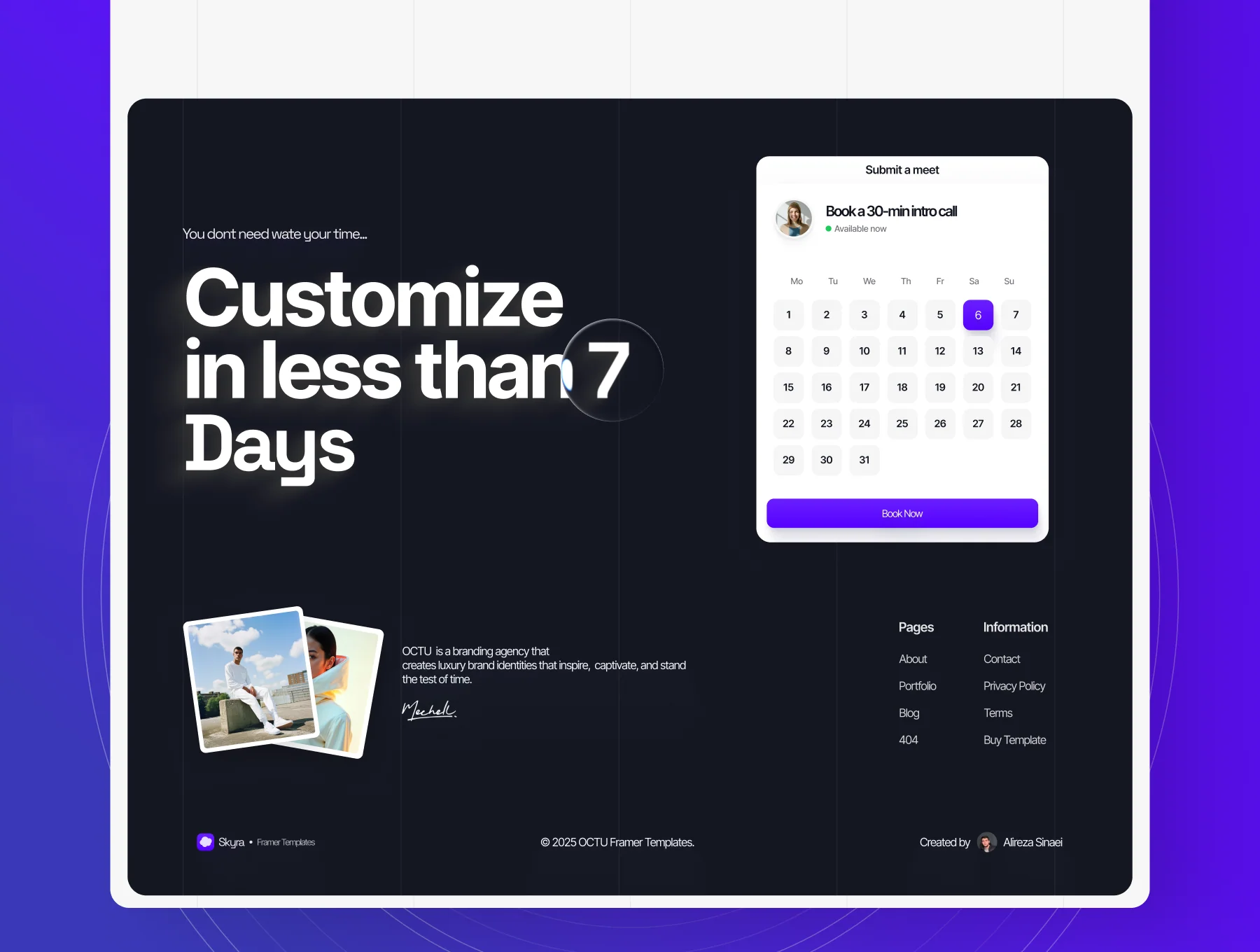 Skyris — Premium Design Agency Template 3