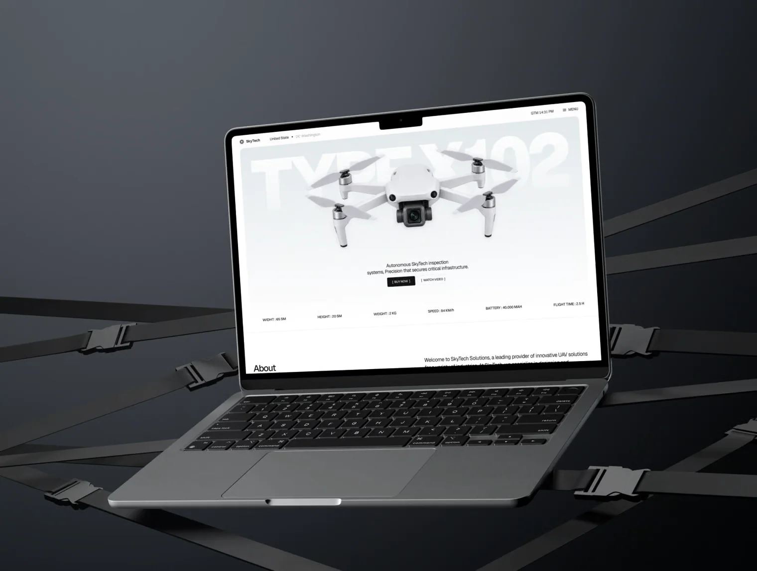 Skytech - Drone Shop Technology Website 5