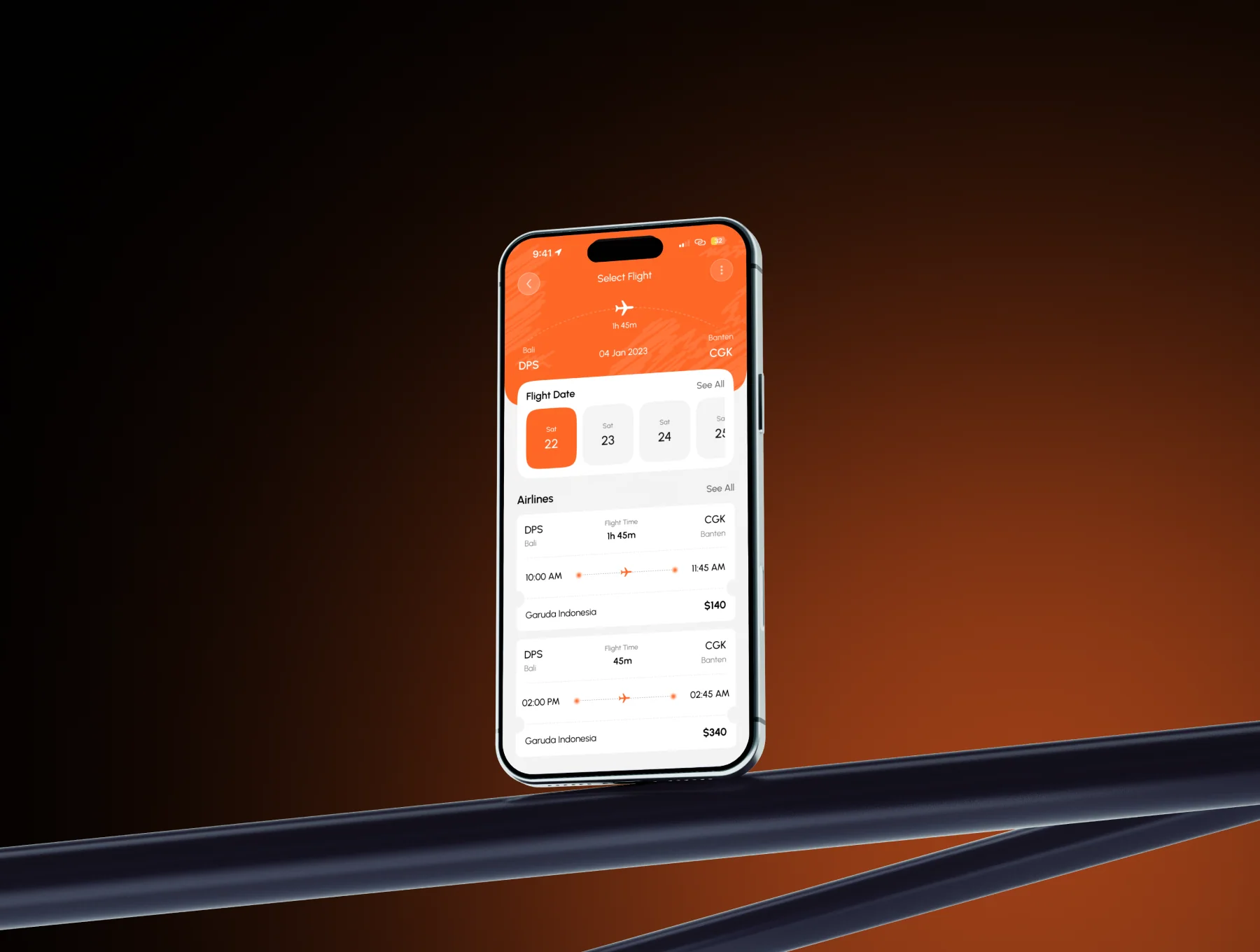 SkyTrip – Flight Booking Mobile App UI Kit 5