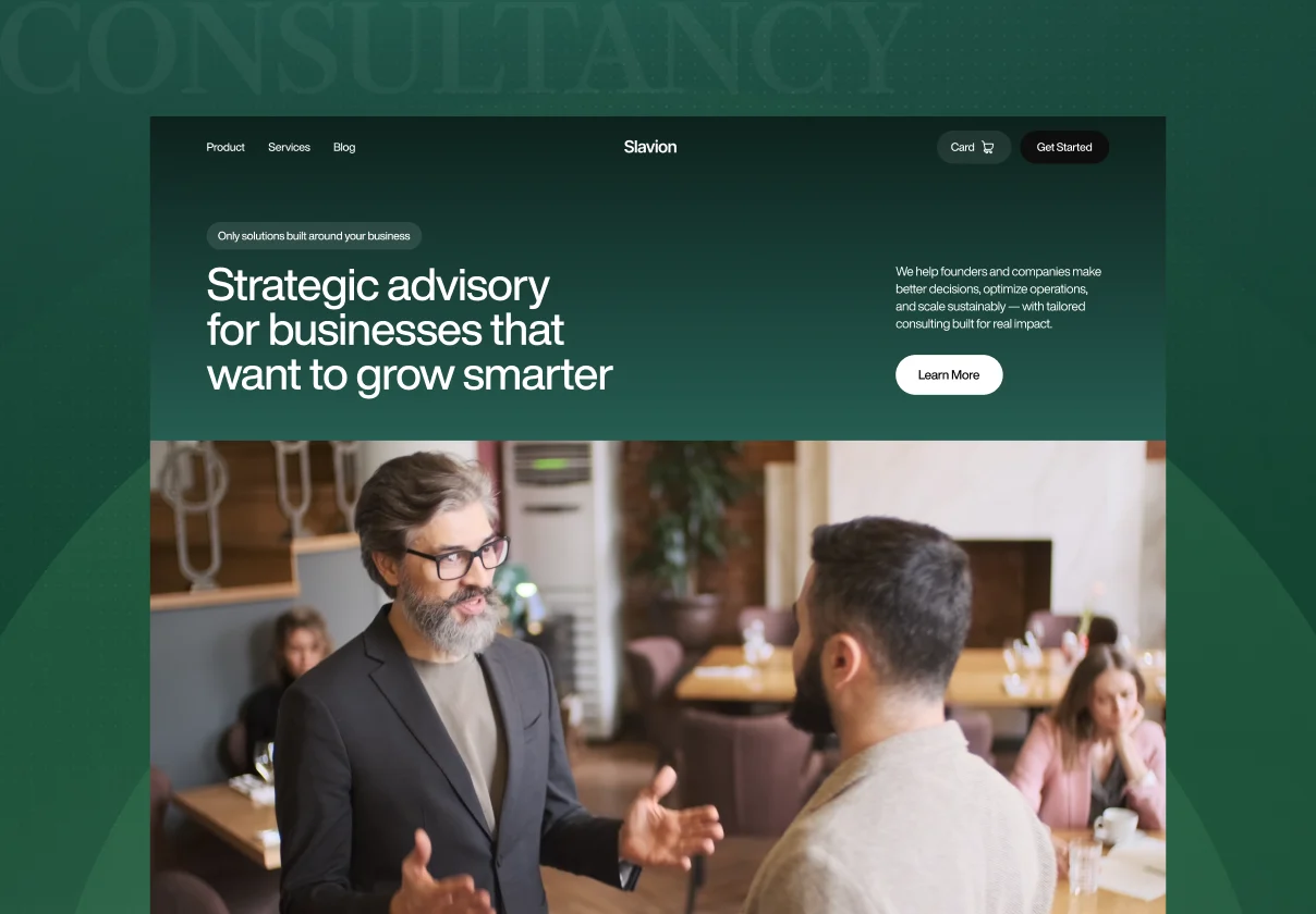 Slavion – Startup, Business, Consulting & Coaching Website