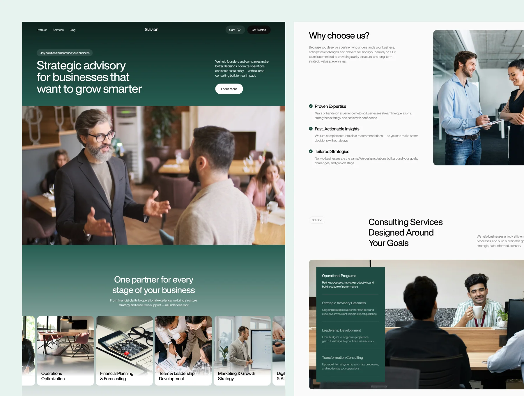 Slavion – Startup, Business, Consulting & Coaching Website