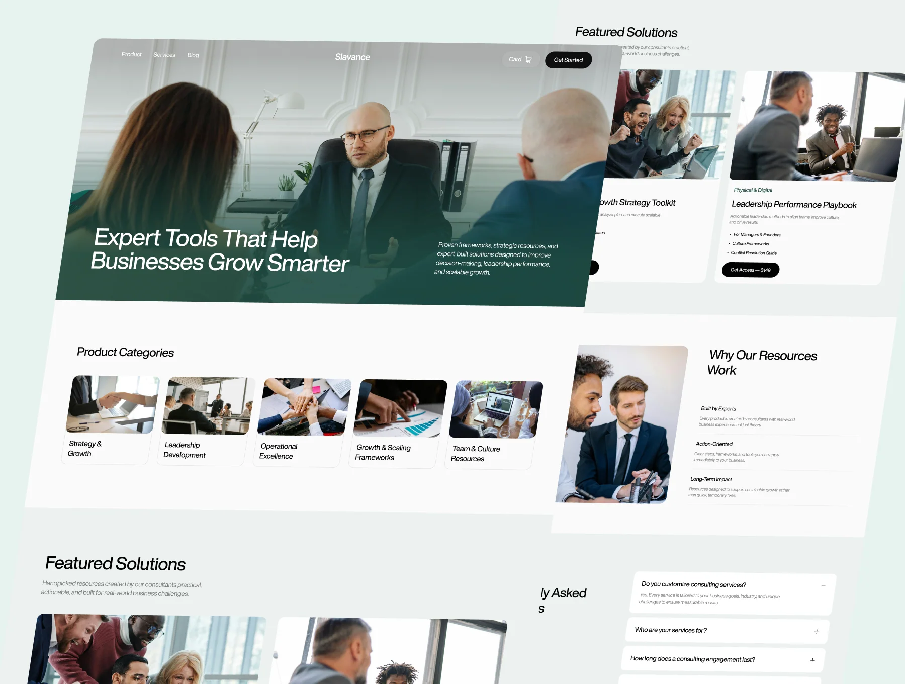 Slavion – Startup, Business, Consulting & Coaching Website 4