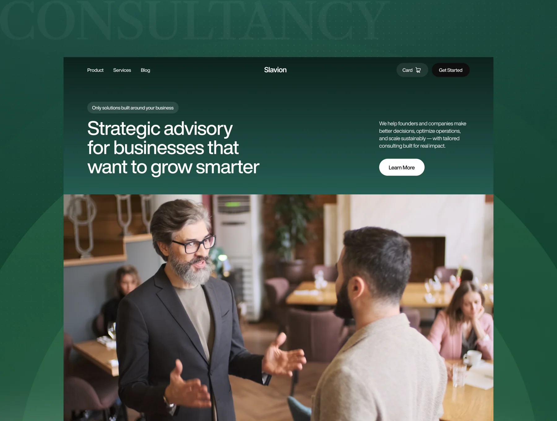 Slavion – Startup, Business, Consulting & Coaching Website 6