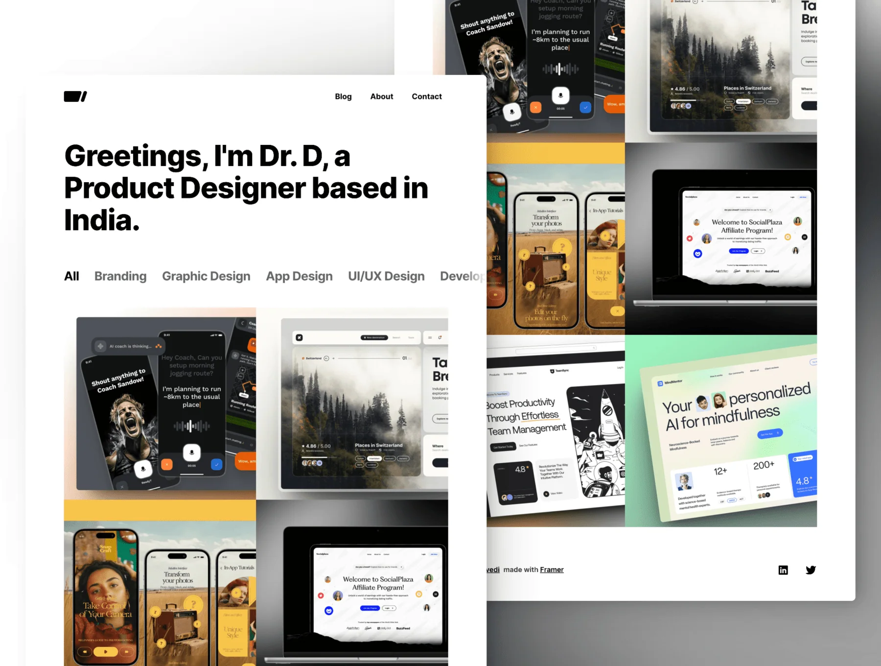 Sleeko — Creative Portfolio Framer Template