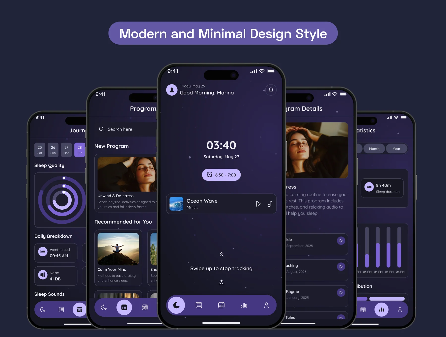 Sleep Dreamory App UI Kit 3