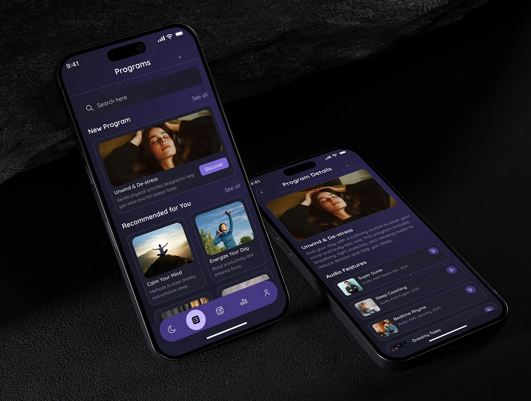 Sleep Dreamory App UI Kit 7