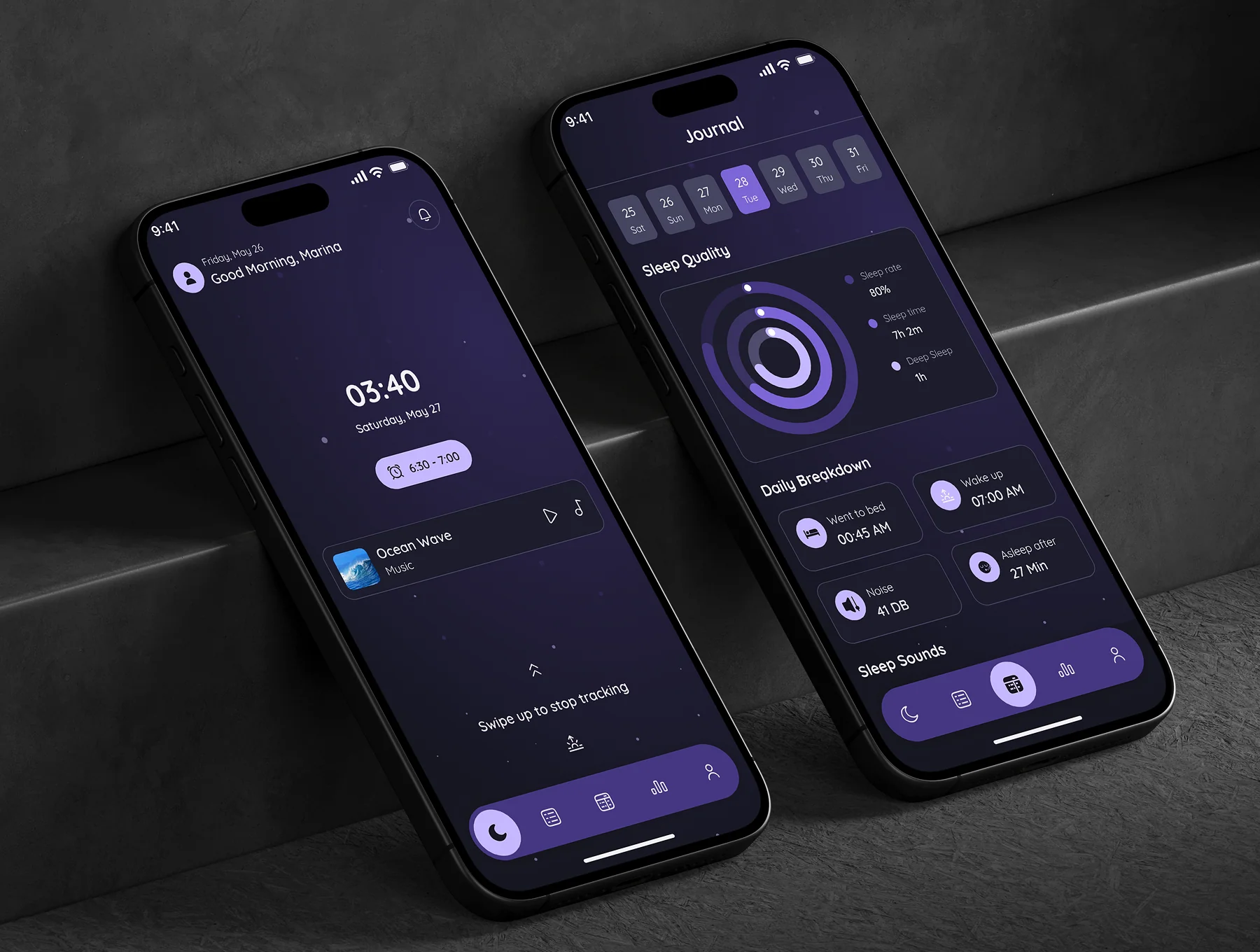 Sleep Dreamory App UI Kit 8