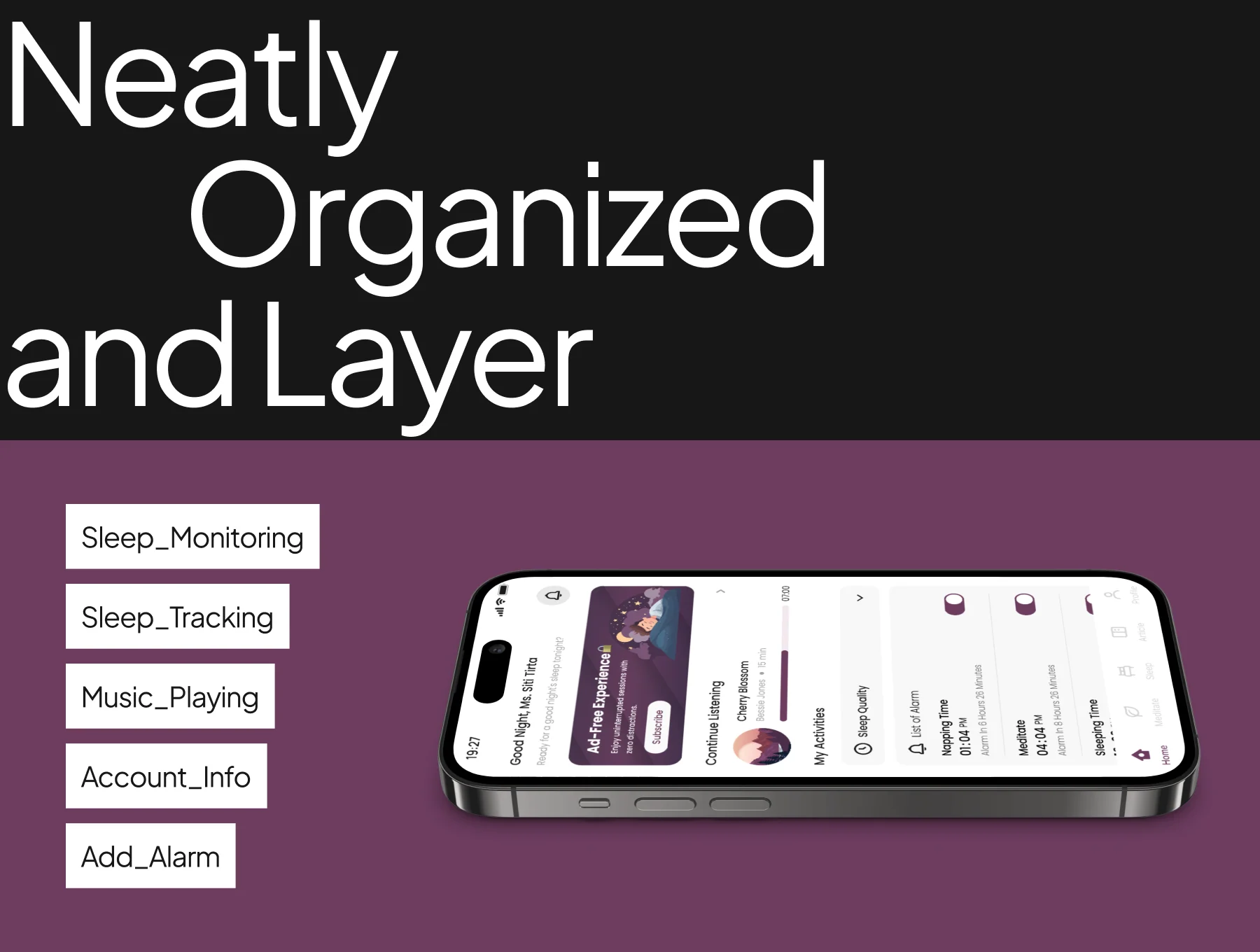 Sleep & Meditation App UI Kit 4