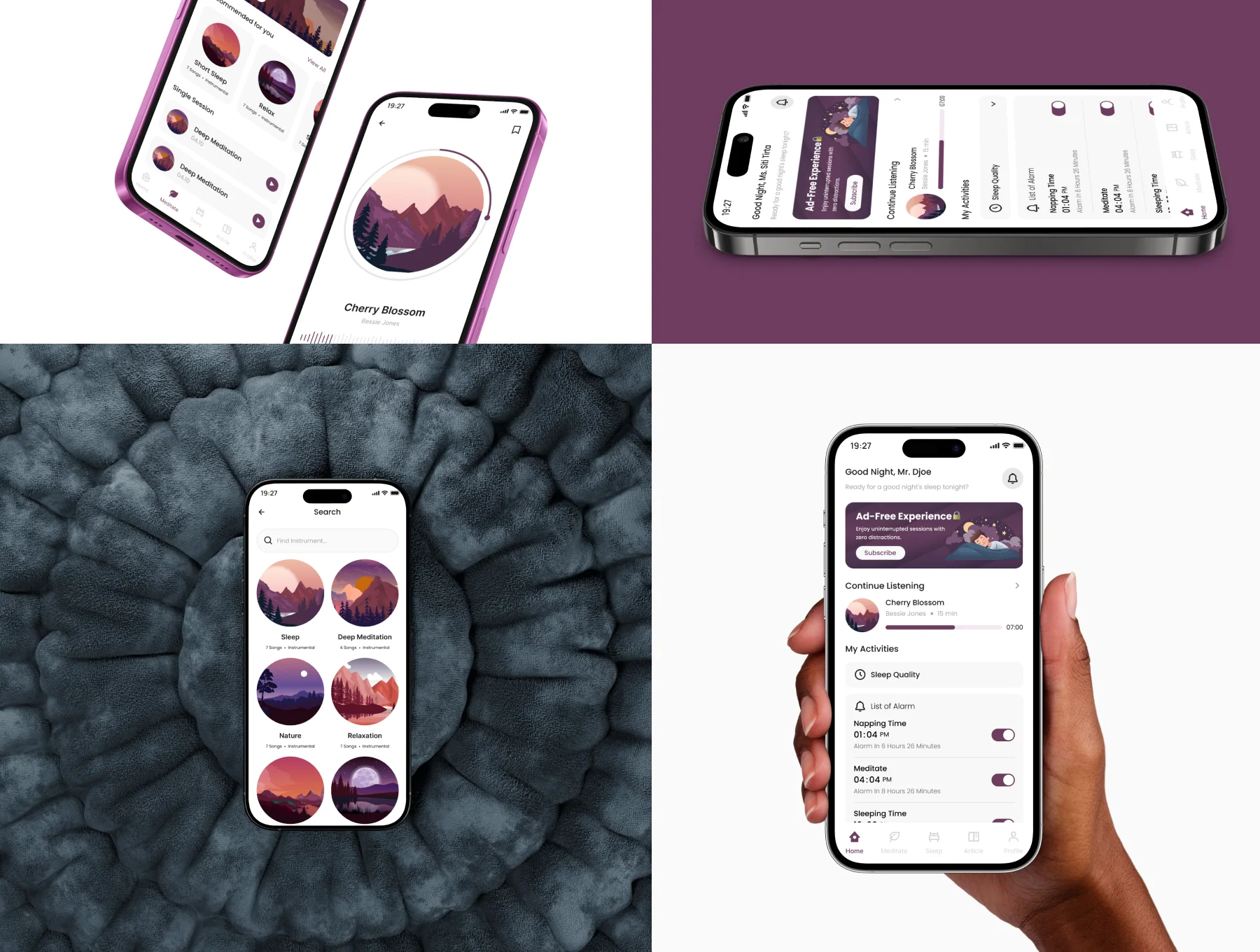 Sleep & Meditation App UI Kit 7
