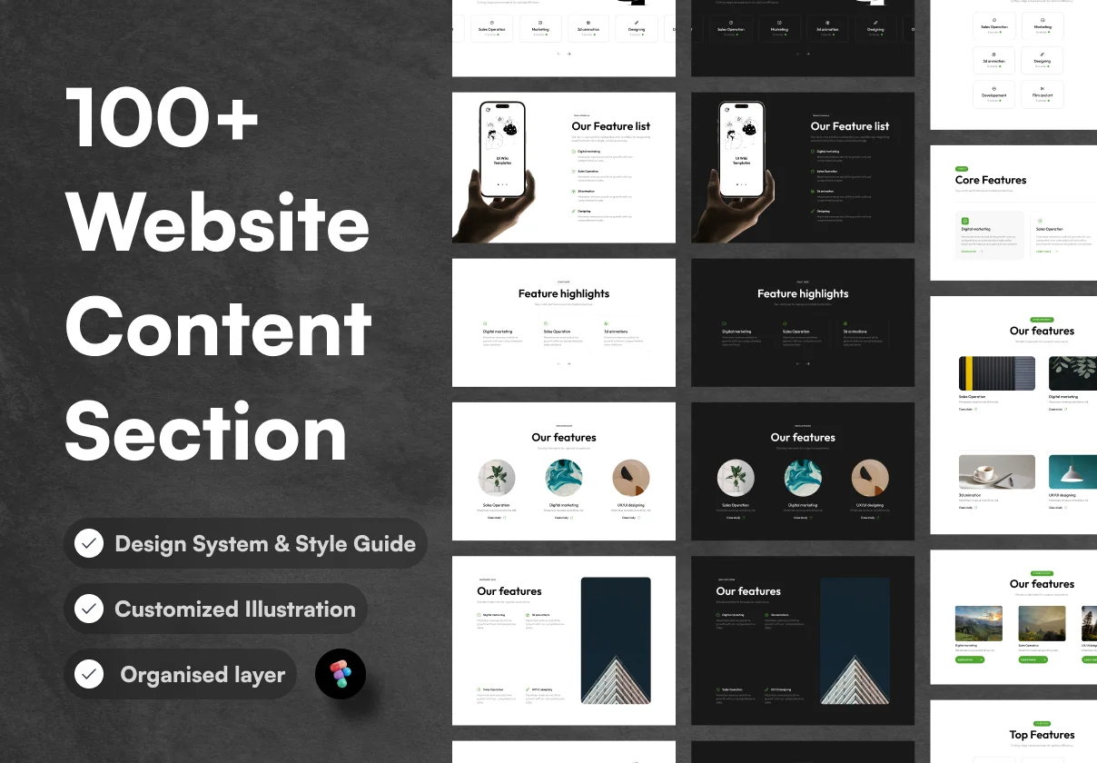 Website Content Section ideas
