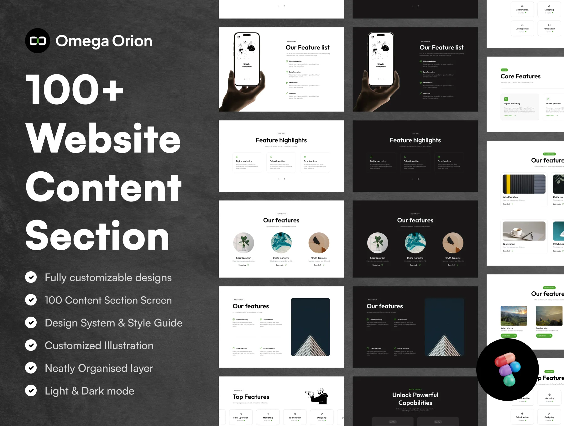 Website Content Section ideas