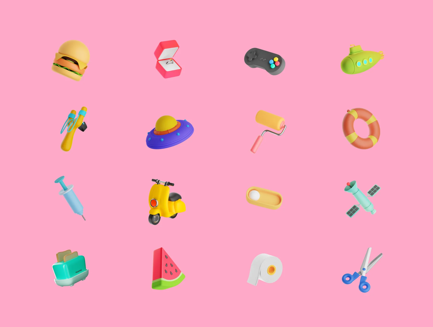 Slicky 3D Illustrations 4