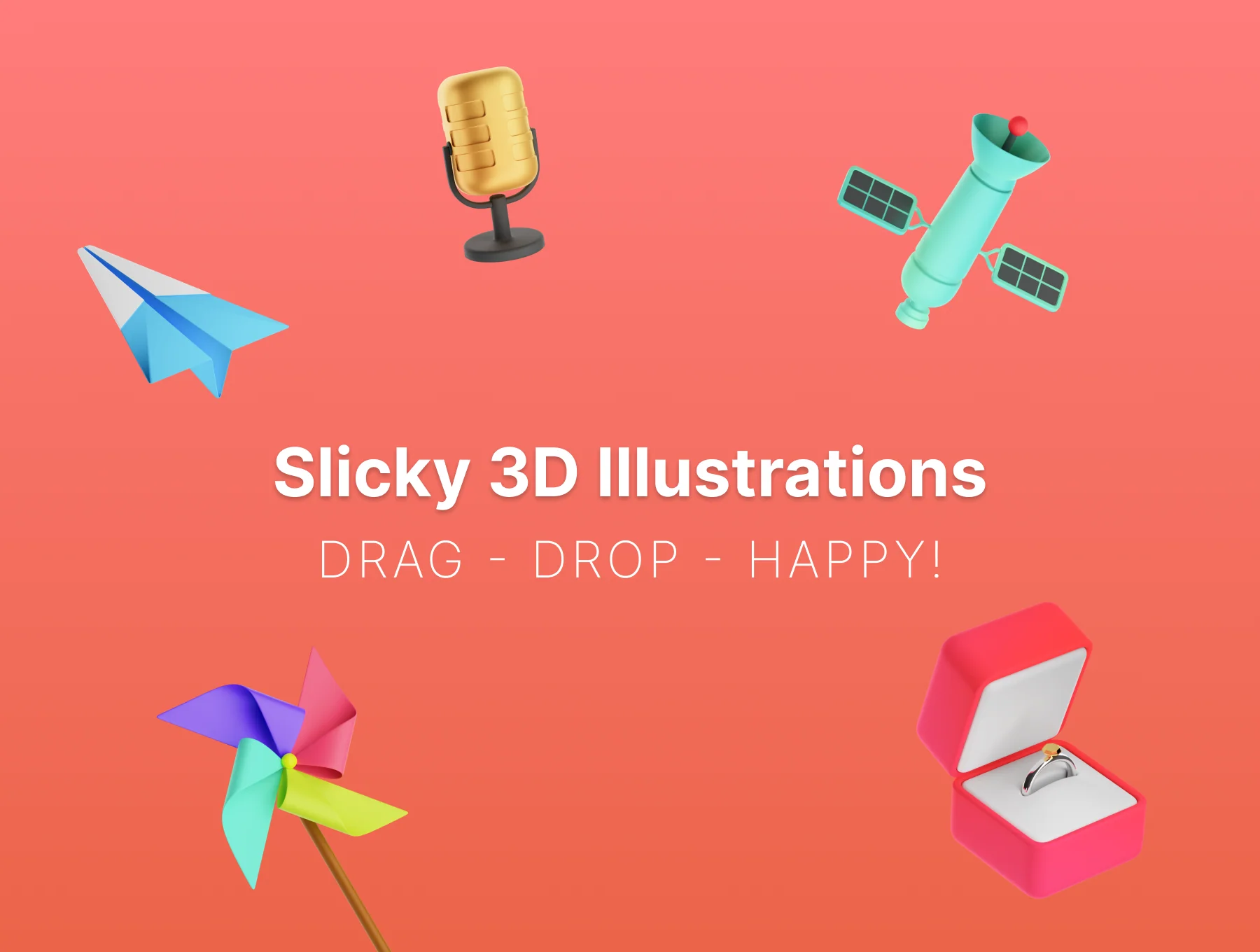 Slicky 3D Illustrations 6