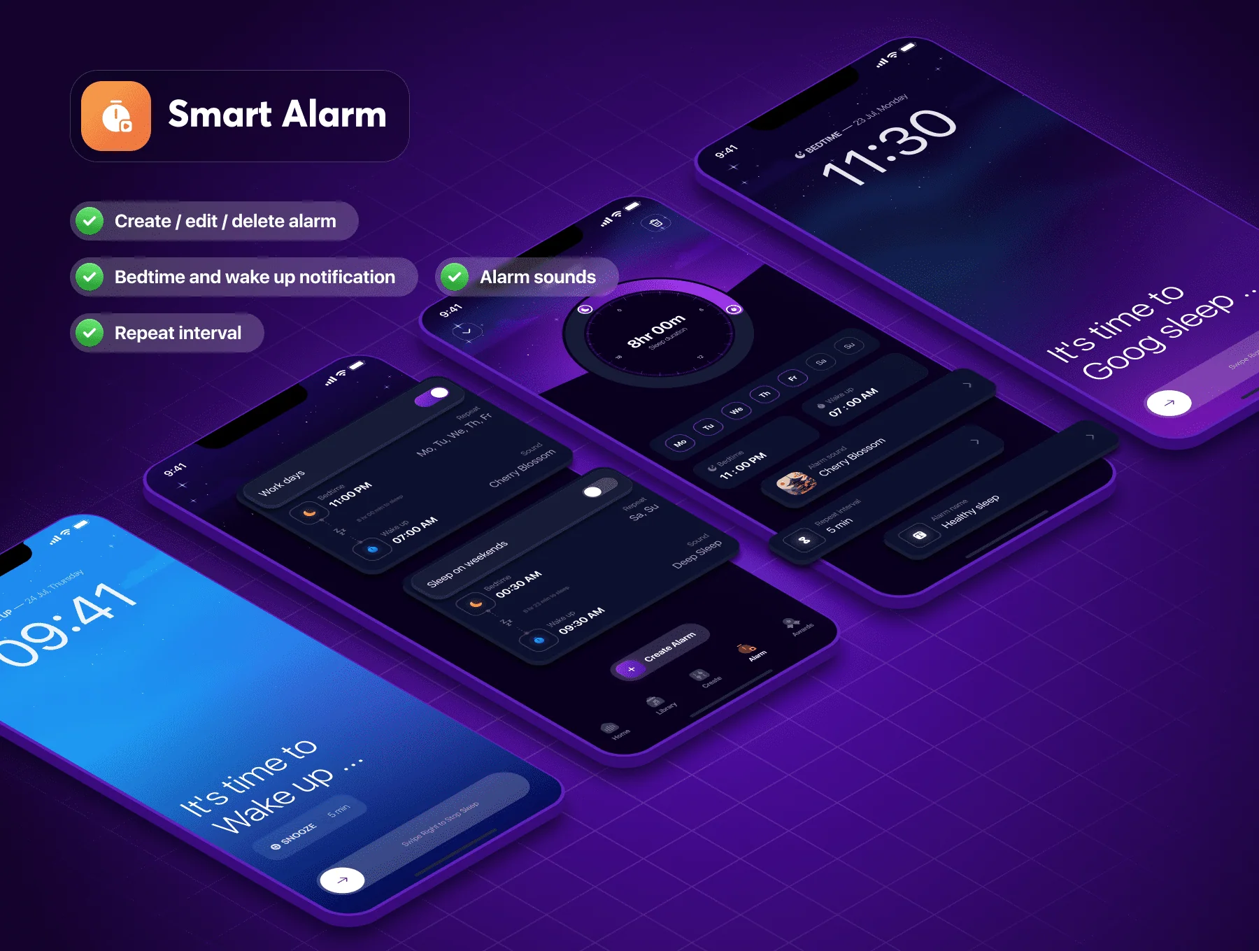 Sleepie - Sleep Sounds & Meditation Mobile App 5