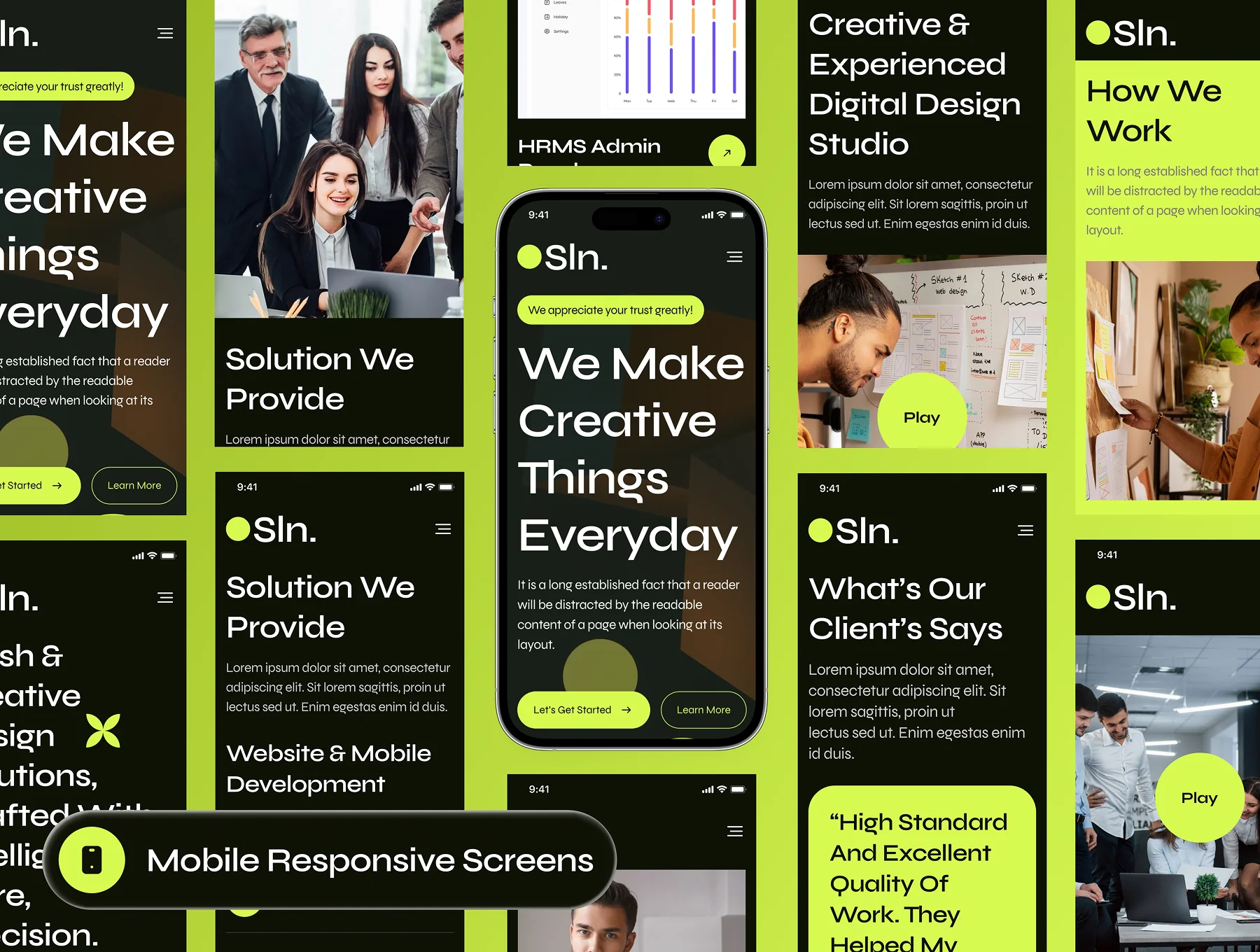 Sln - Digital Agency Website Framer Template 9