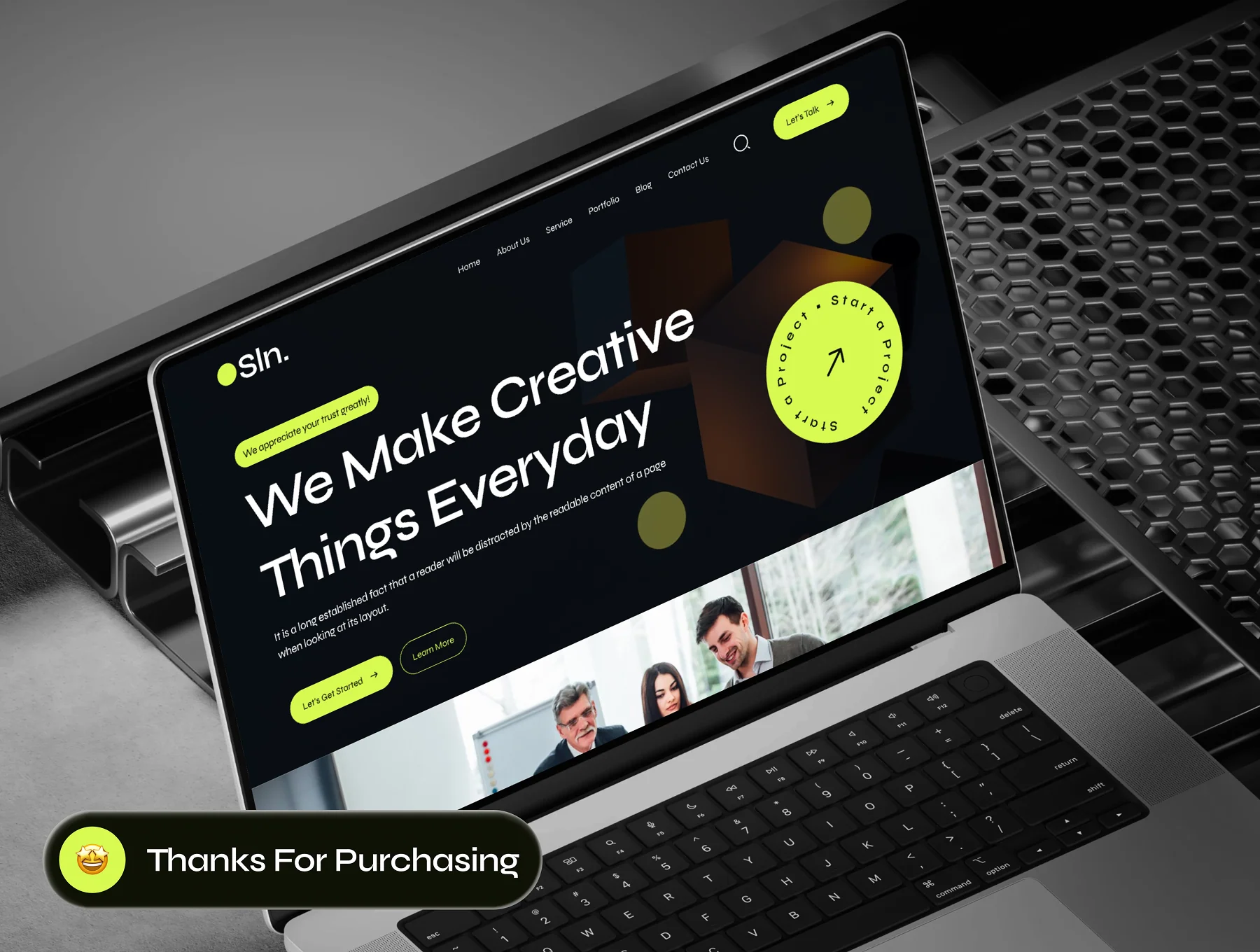 Sln - Digital Agency Website Framer Template 10