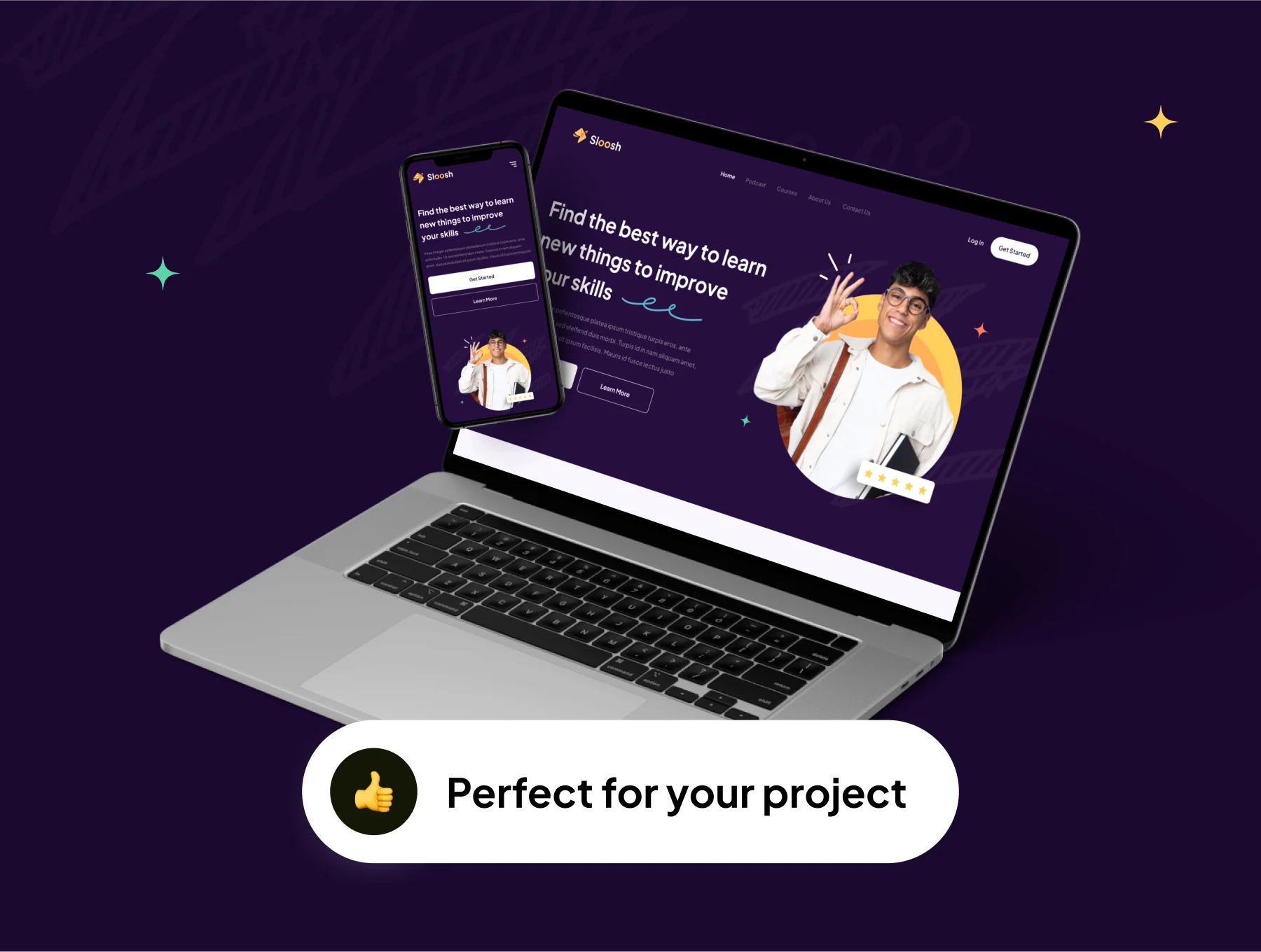 Sloosh - Online Course Web Templates 7