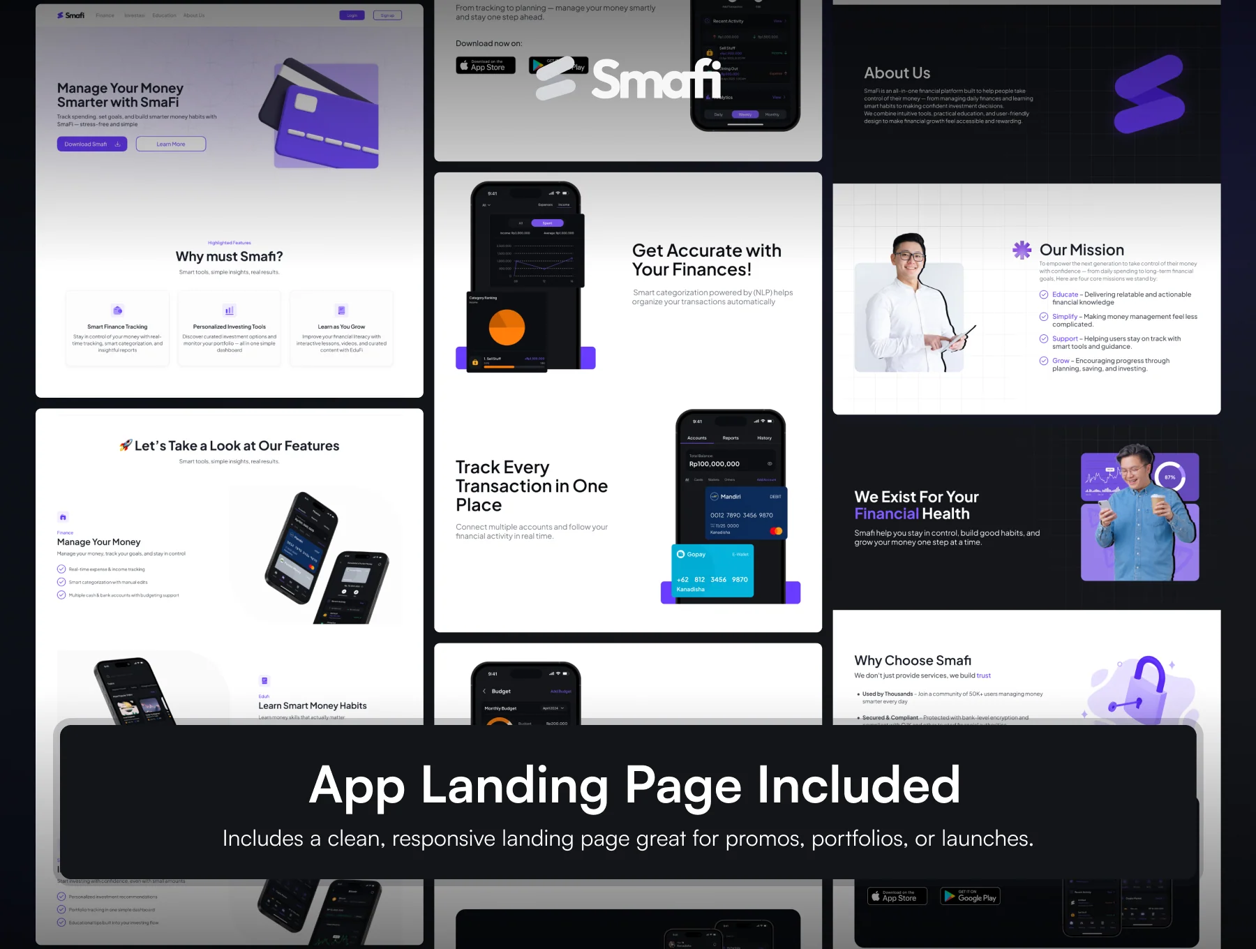 Smafi - Finance & Invest App UI Kit 4