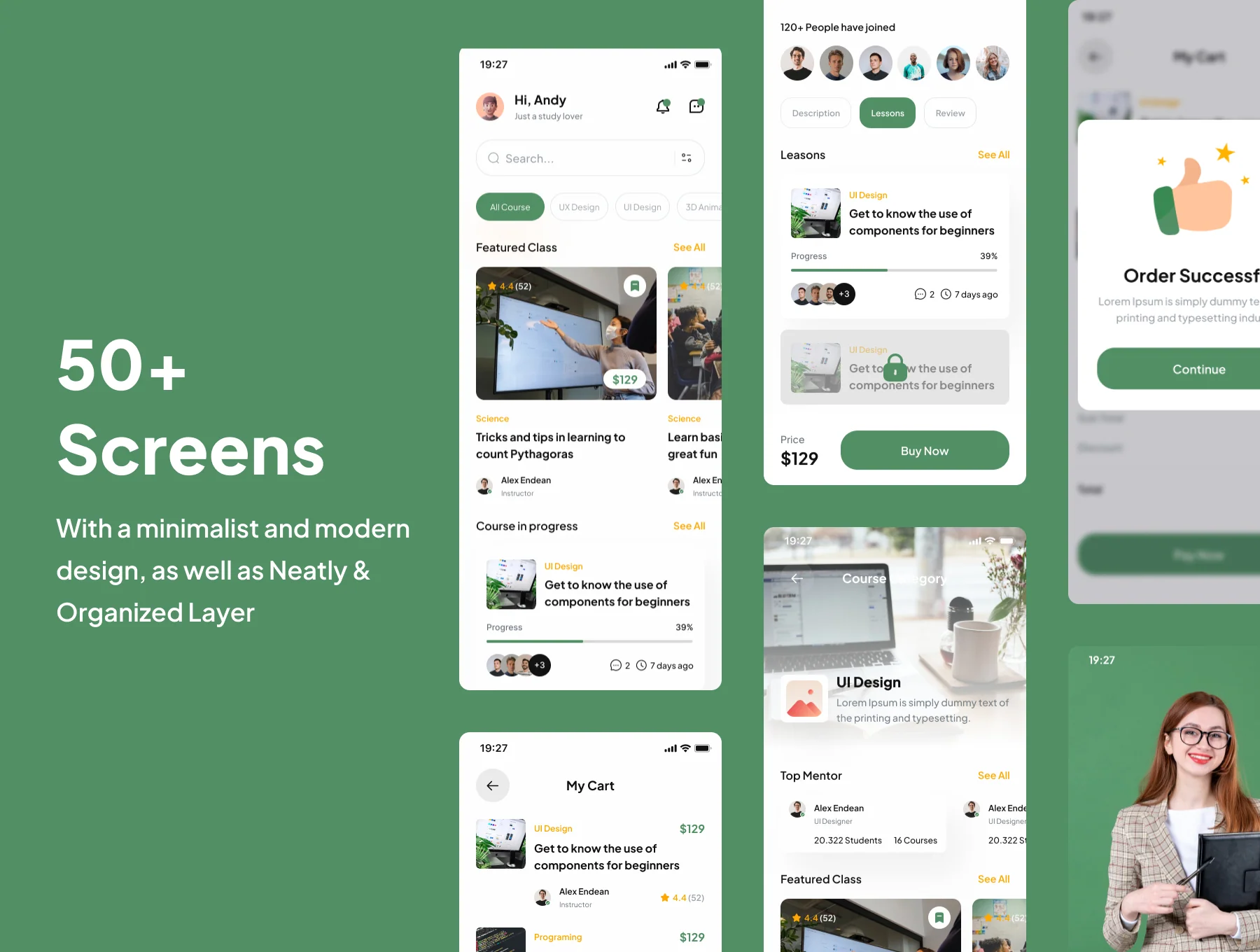 Smaling - Course App UI Kits 2