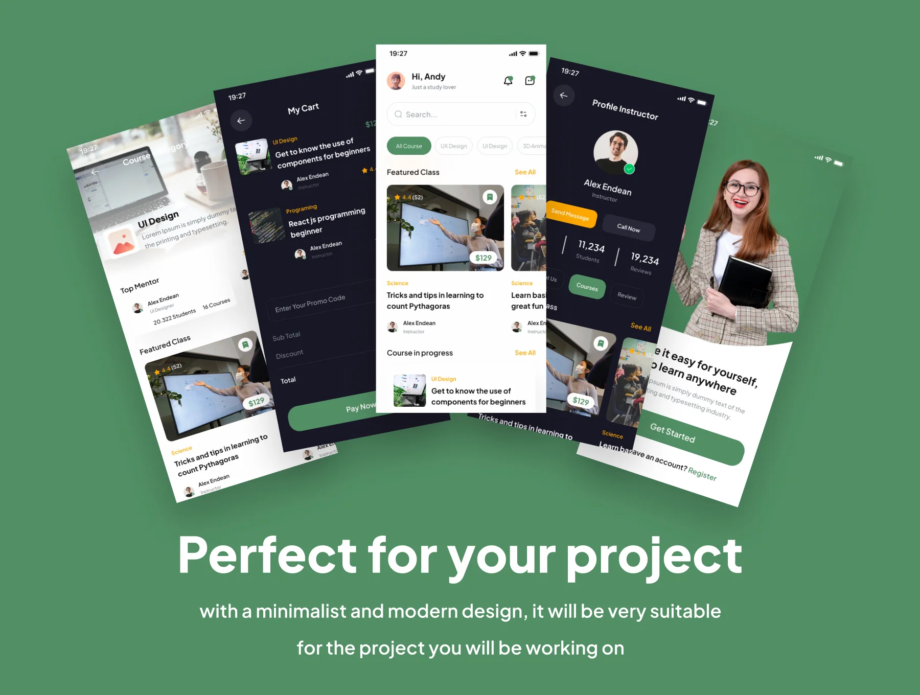 Smaling - Course App UI Kits 4