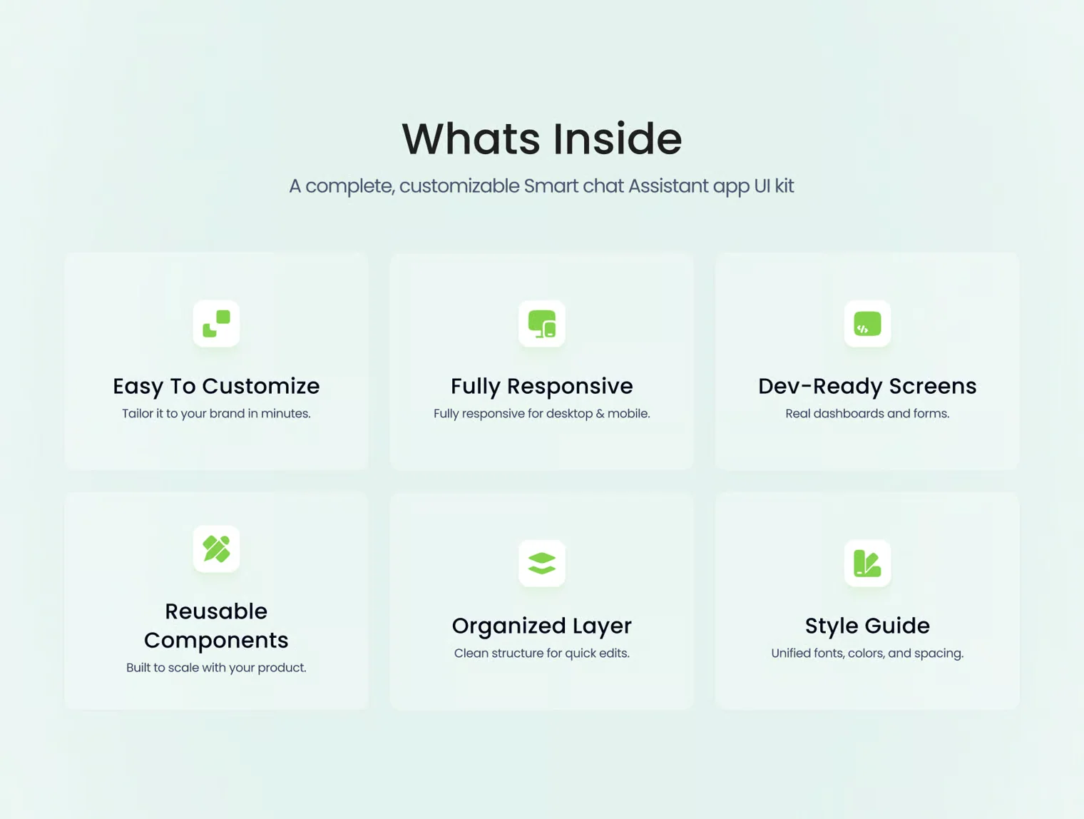 Smart Chat Assistant – iOS Mobile App UI Kit 2