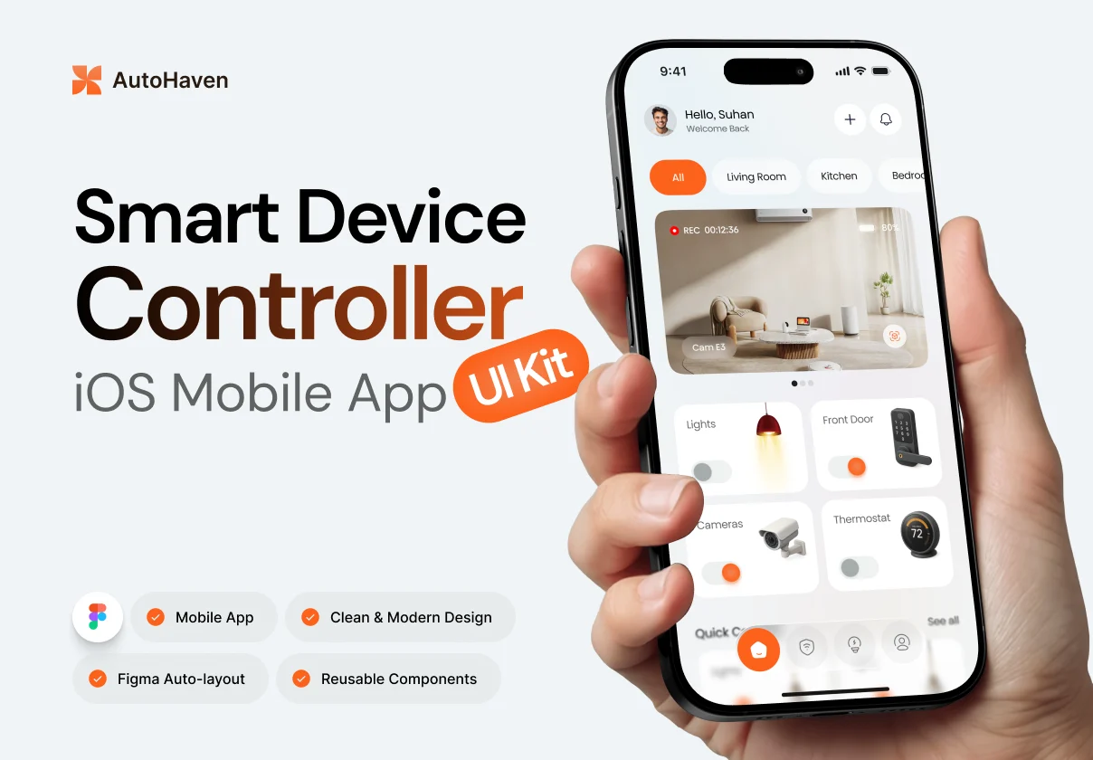 Smart Device Controller App Ui Kit