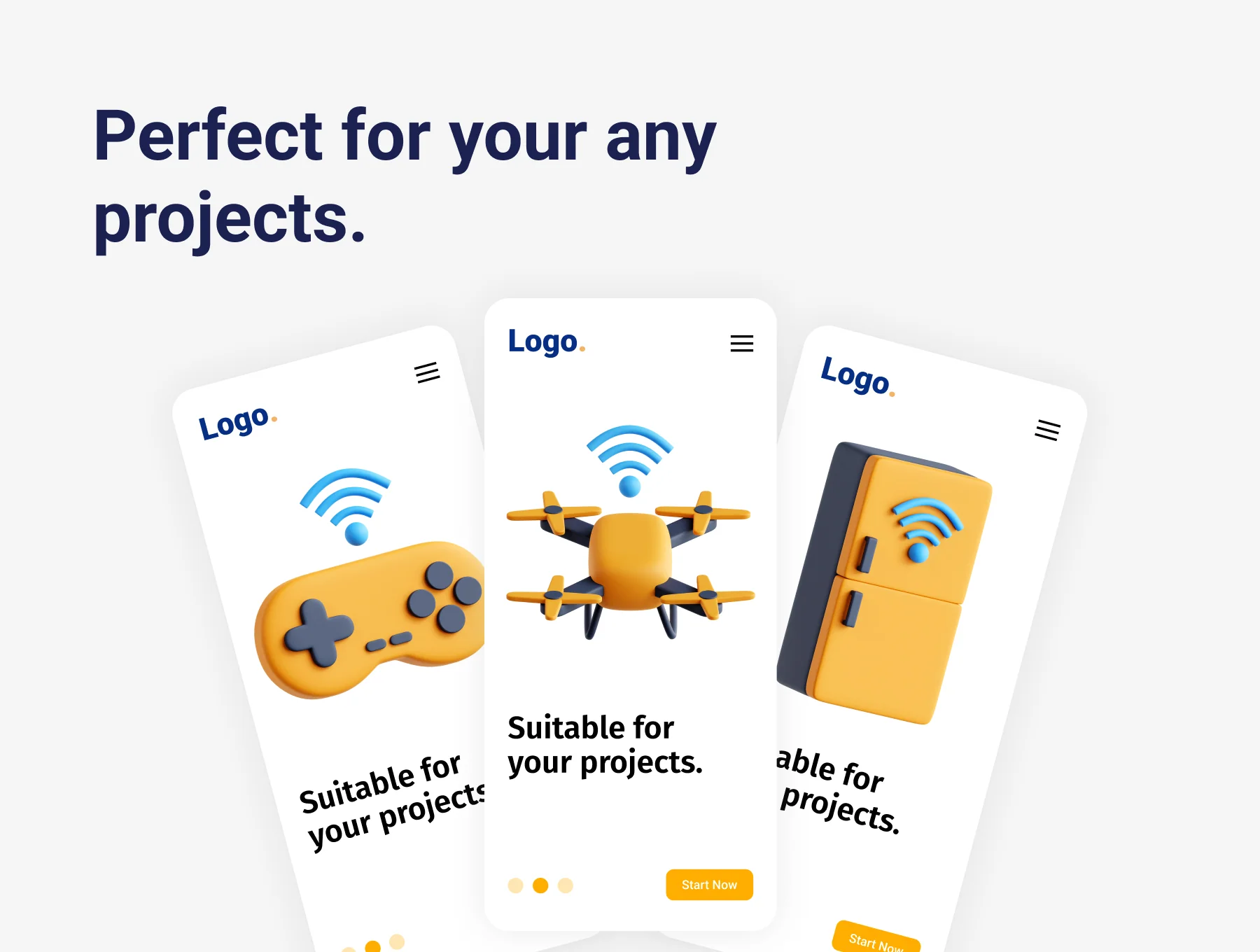 Smart Home 3D Icon Set 4