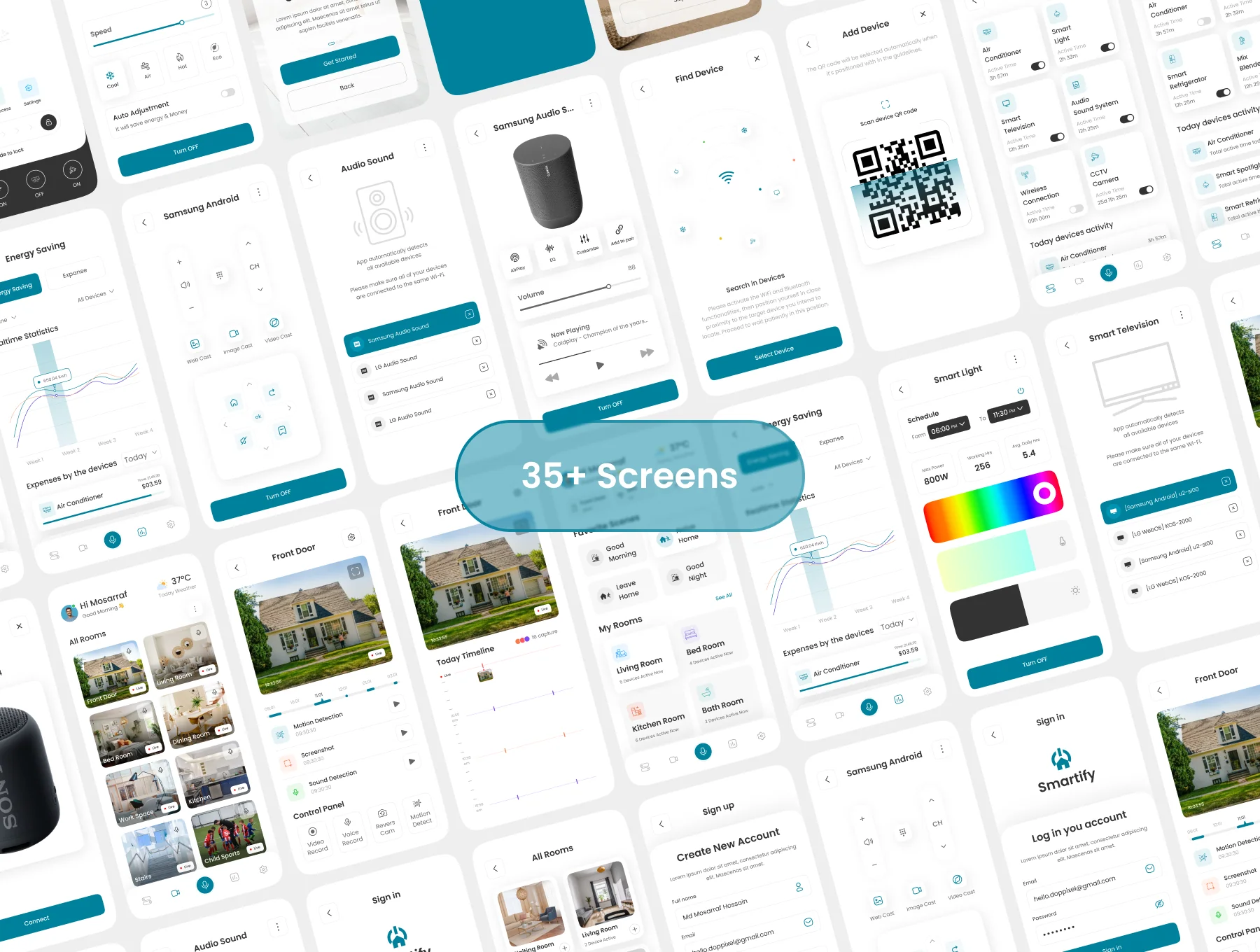 Smart Home iOS App UI Kit 2