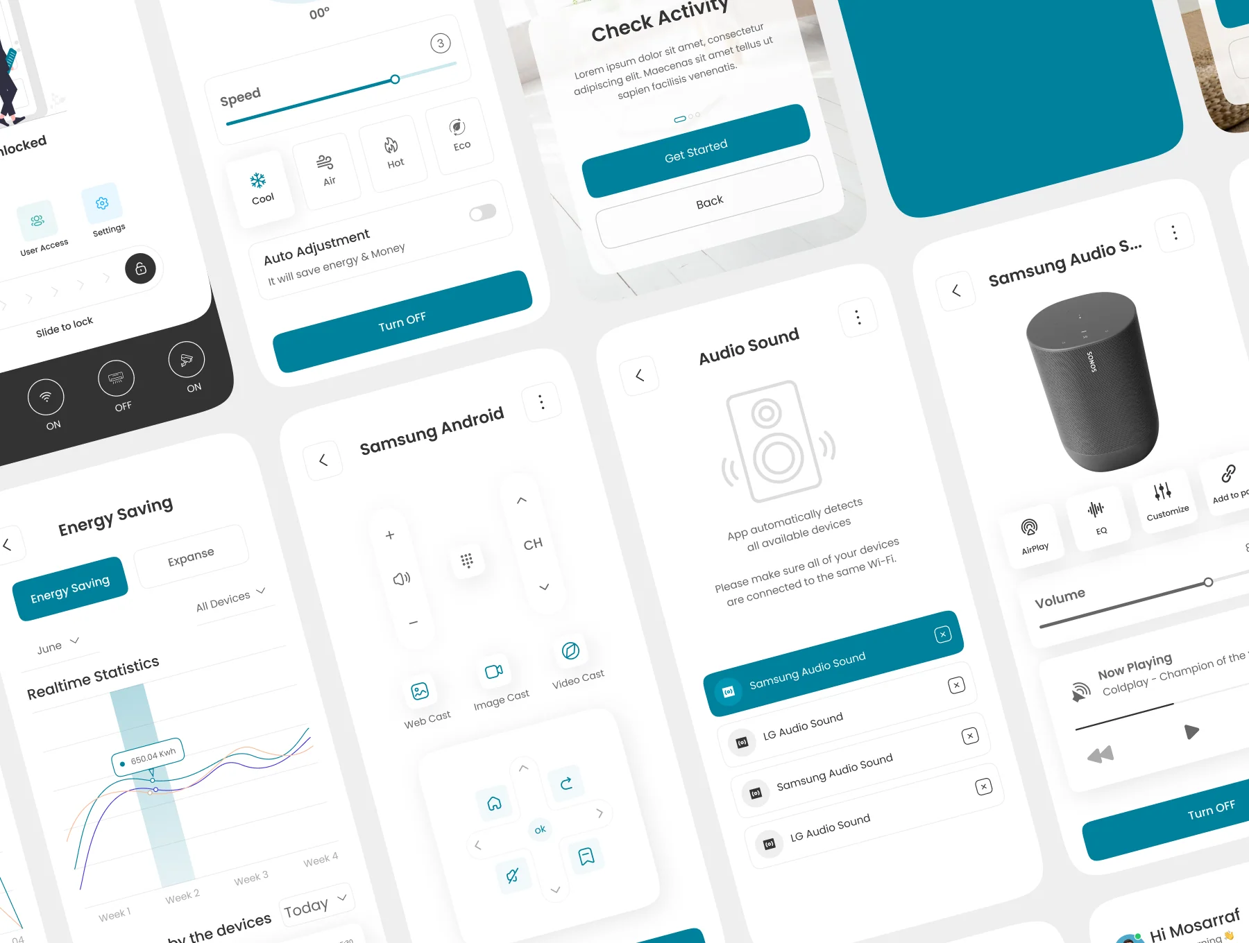 Smart Home iOS App UI Kit 5