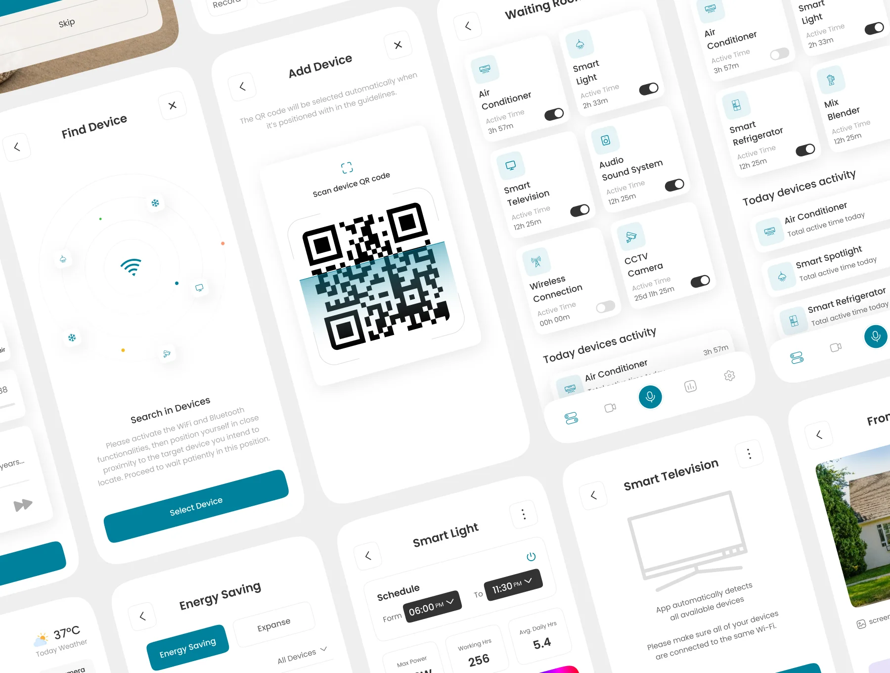 Smart Home iOS App UI Kit 6