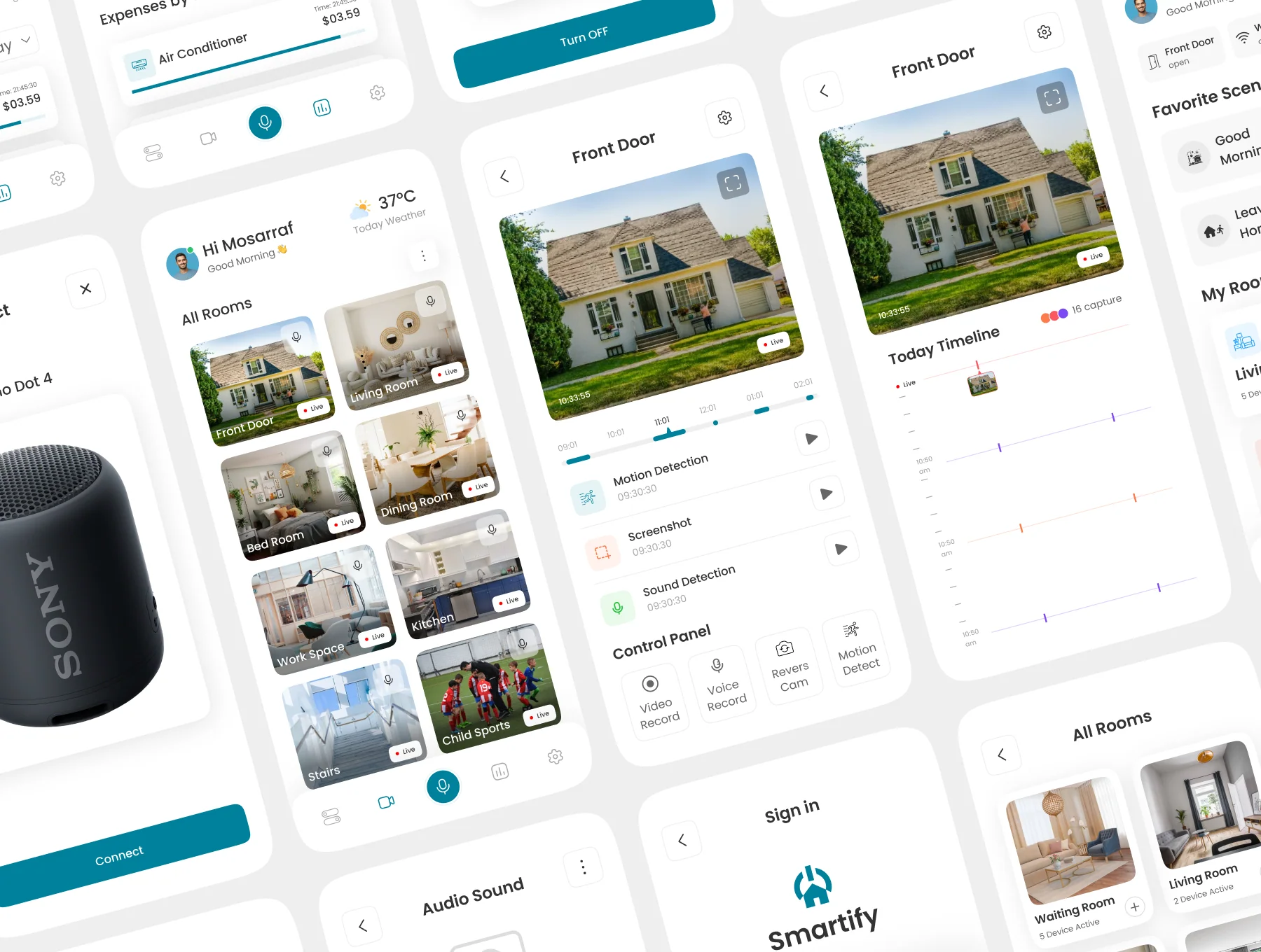 Smart Home iOS App UI Kit 7