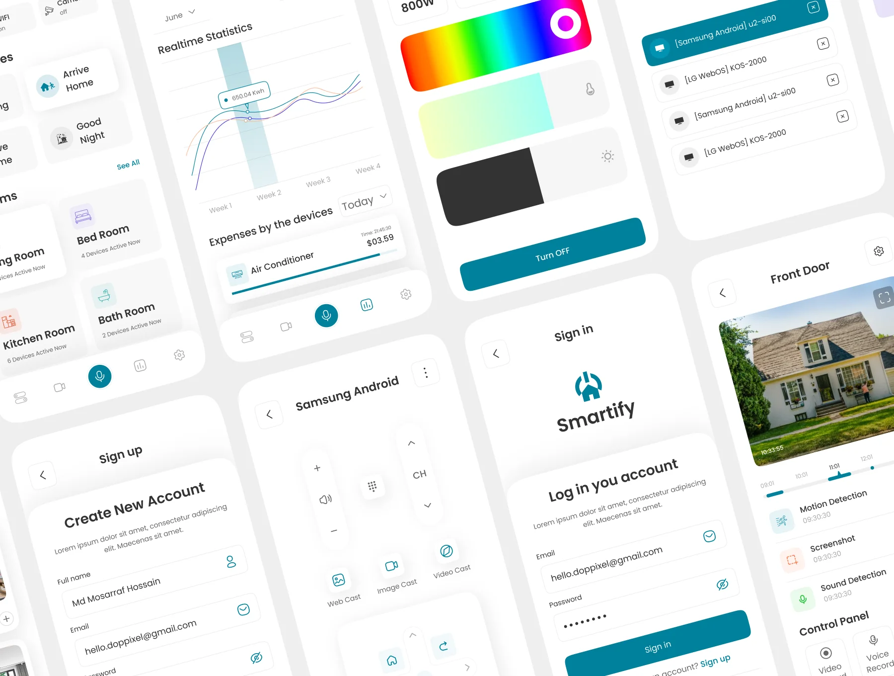 Smart Home iOS App UI Kit 8