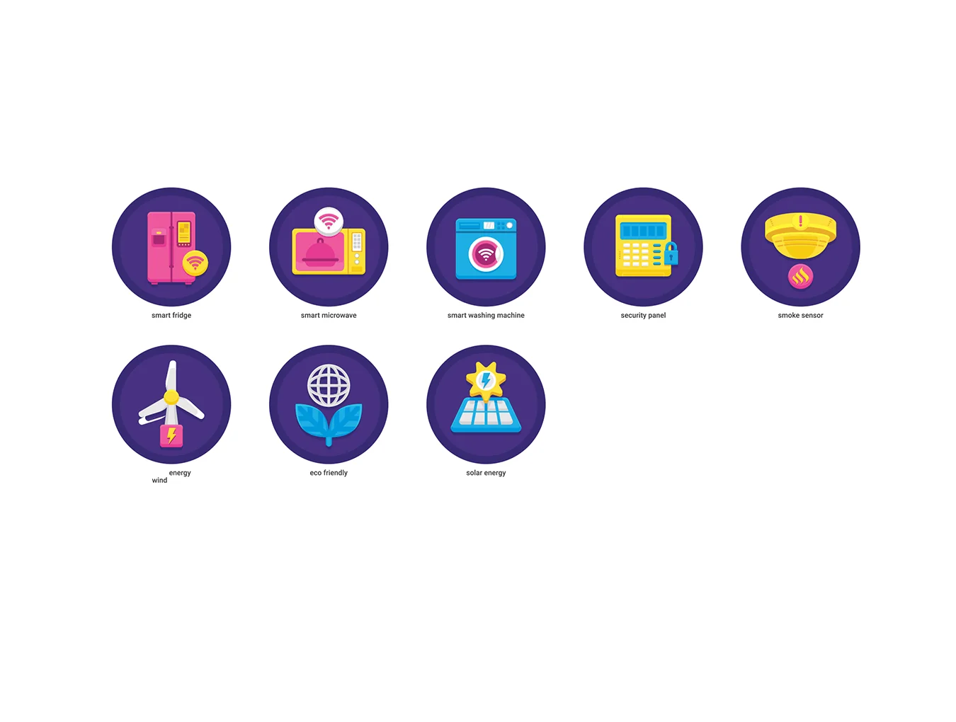 88 Smart Technology Icons | Orchid Series 6