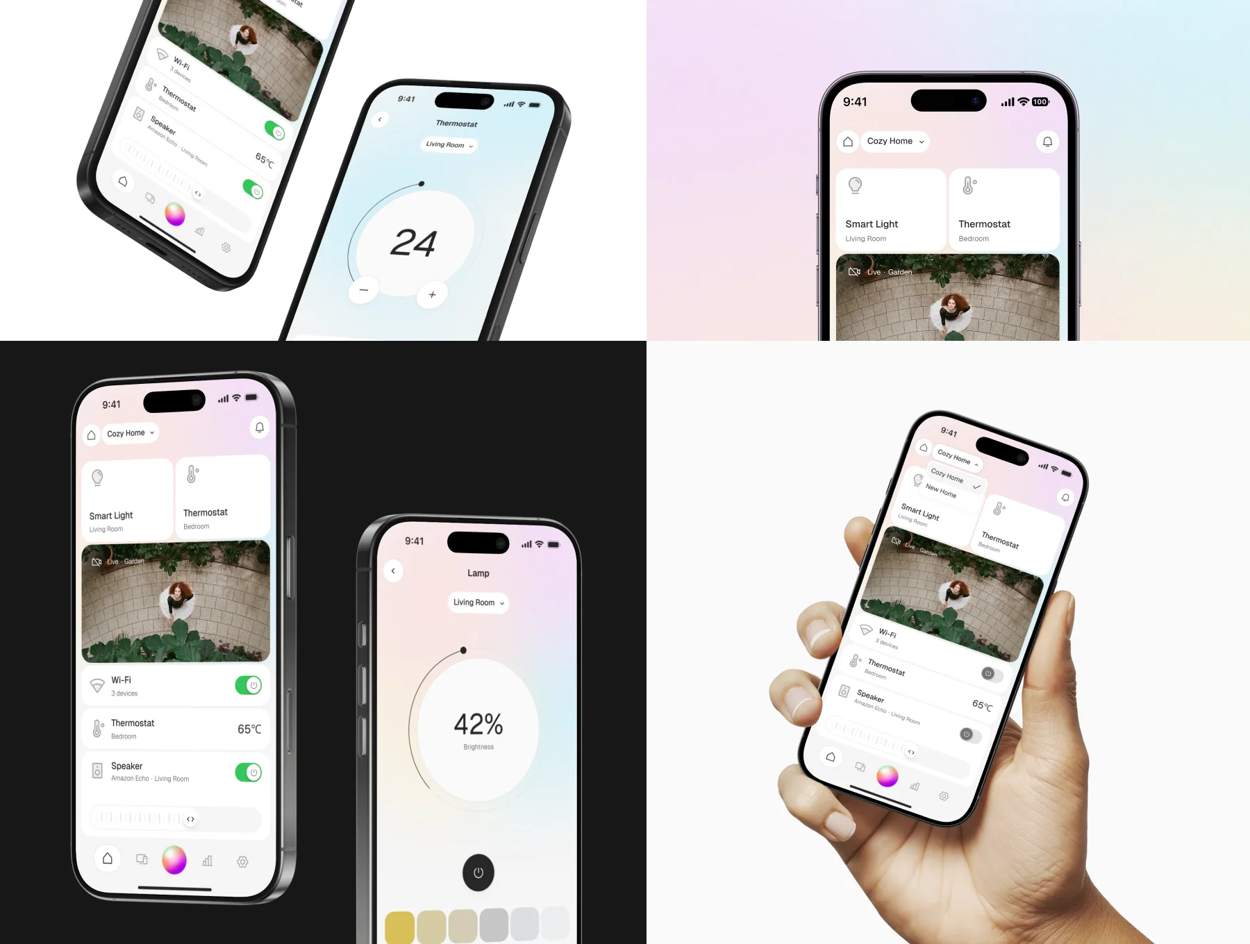 Smarthome Control Mobile App UI Kit 7