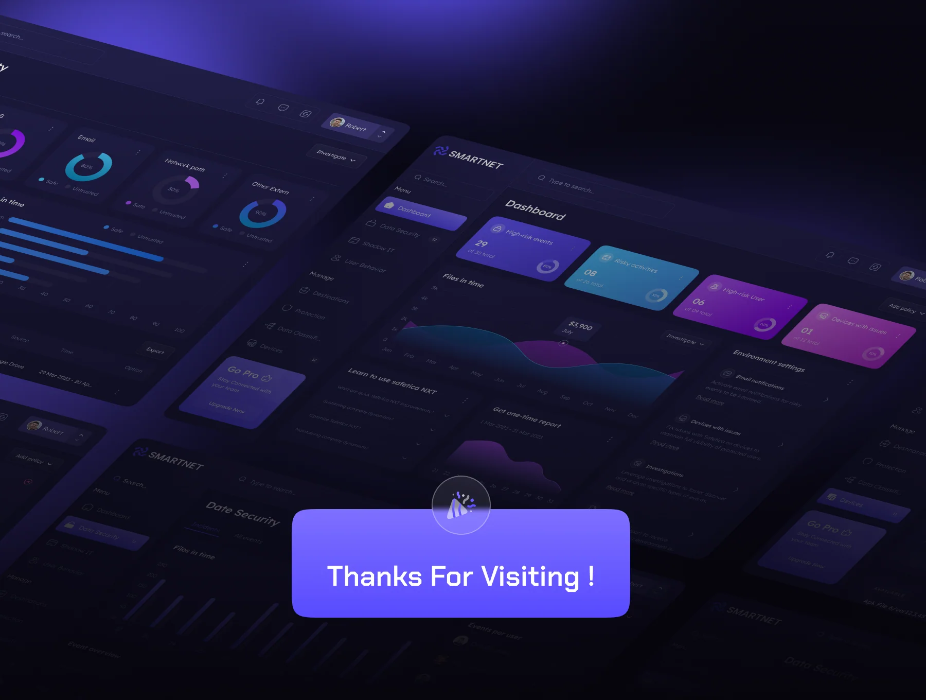 Smartnet- Cybersecurity UI Kit 6