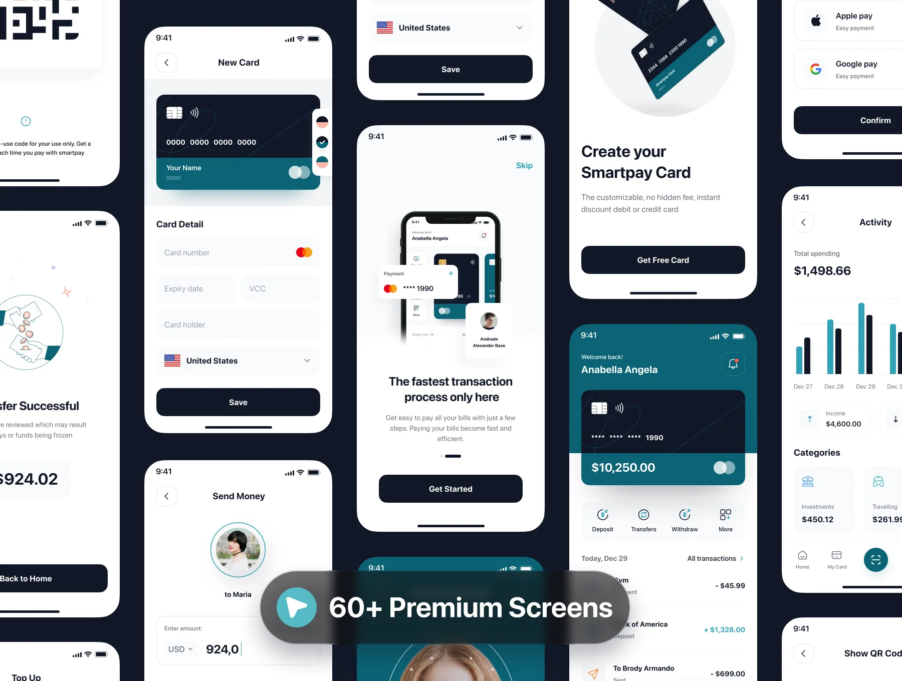 Smartpay - Fintech App iOS UI Kit 2