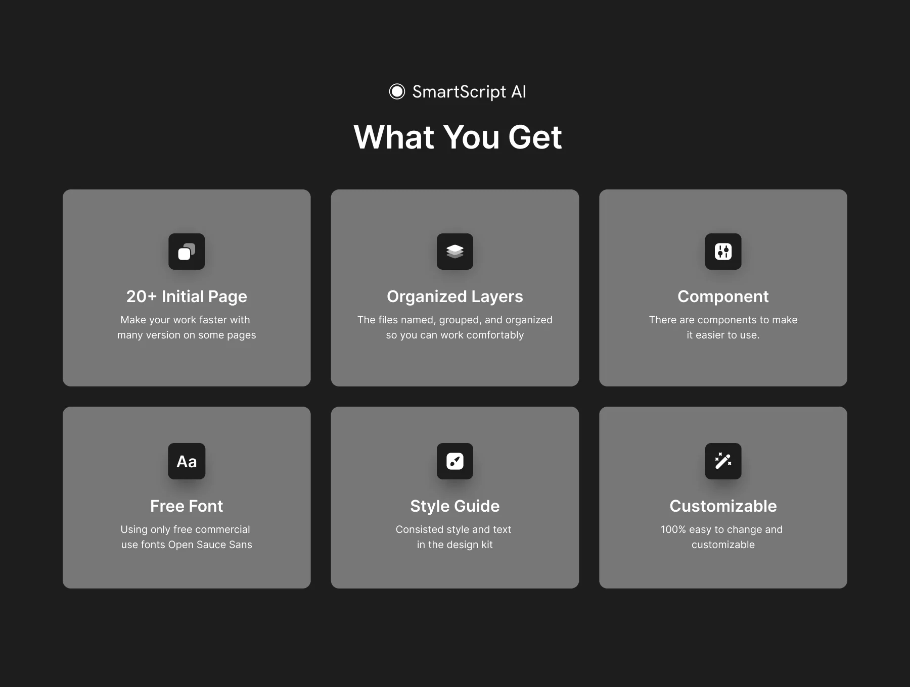 SmartScript AI - Note Automation Website UI Kit 3