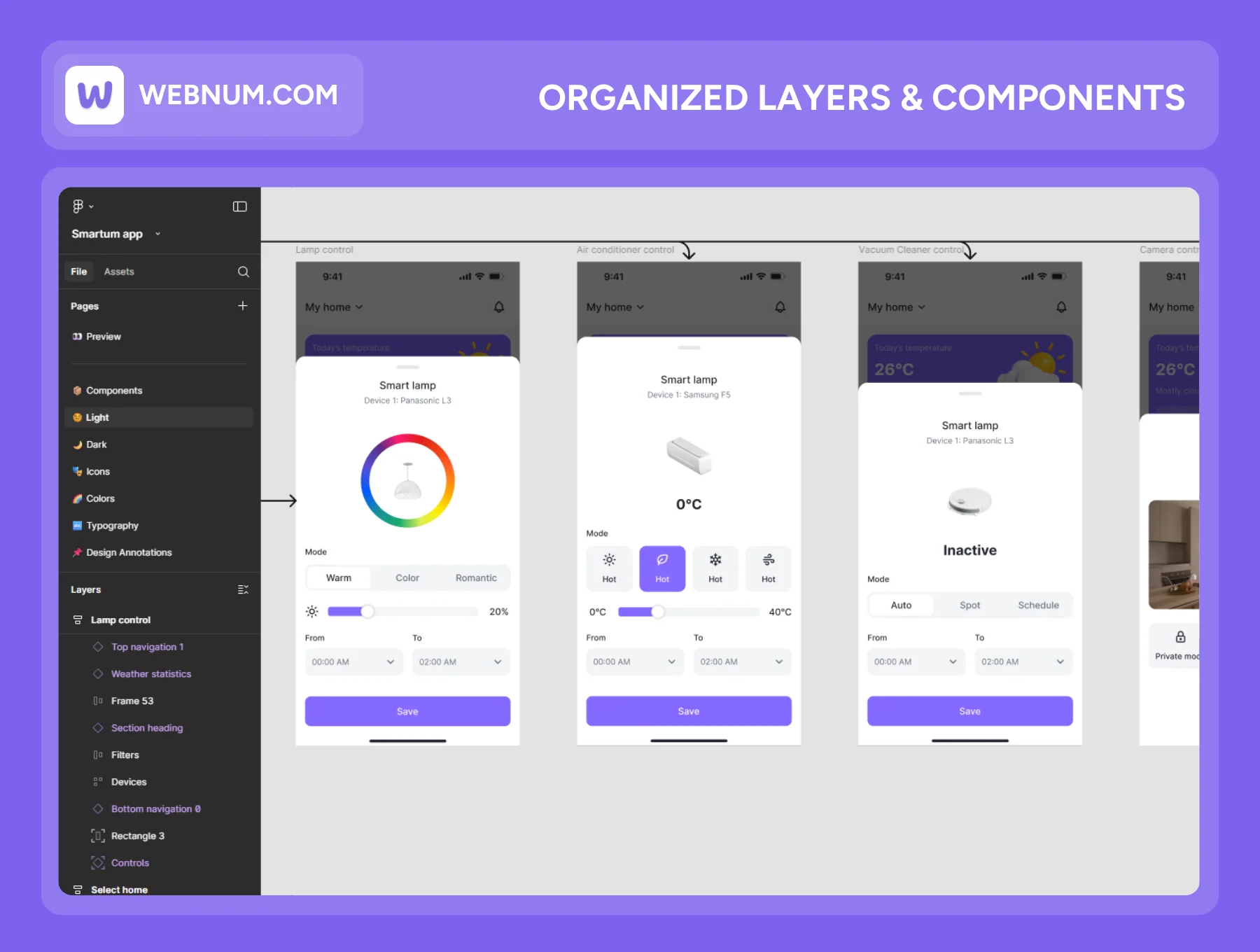 Smartum - Smart Home App UI Kit 3