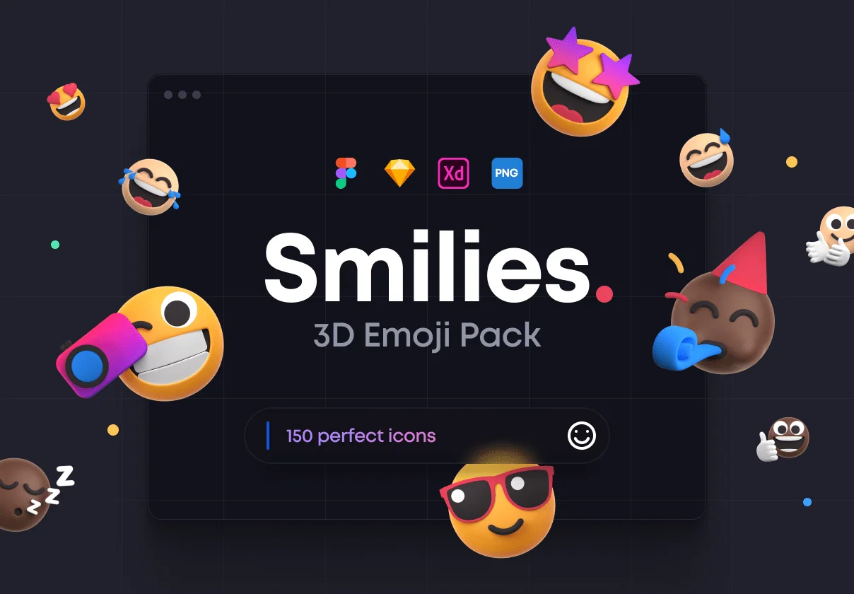Smilies: 3D Emoji Pack